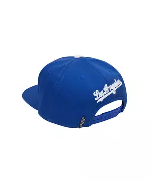 Pro Standard Dodgers White Rose Snapback Hat Dodger Blue