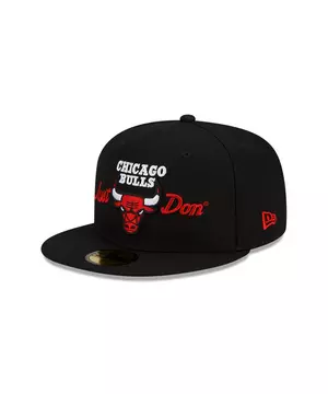 Chicago Bulls New Era x Just Don 59FIFTY Fitted Hat - Black