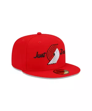 Portland Trail Blazers x Just Don 59FIFTY Fitted Hat, Red - Size: 7 1/4, by New Era