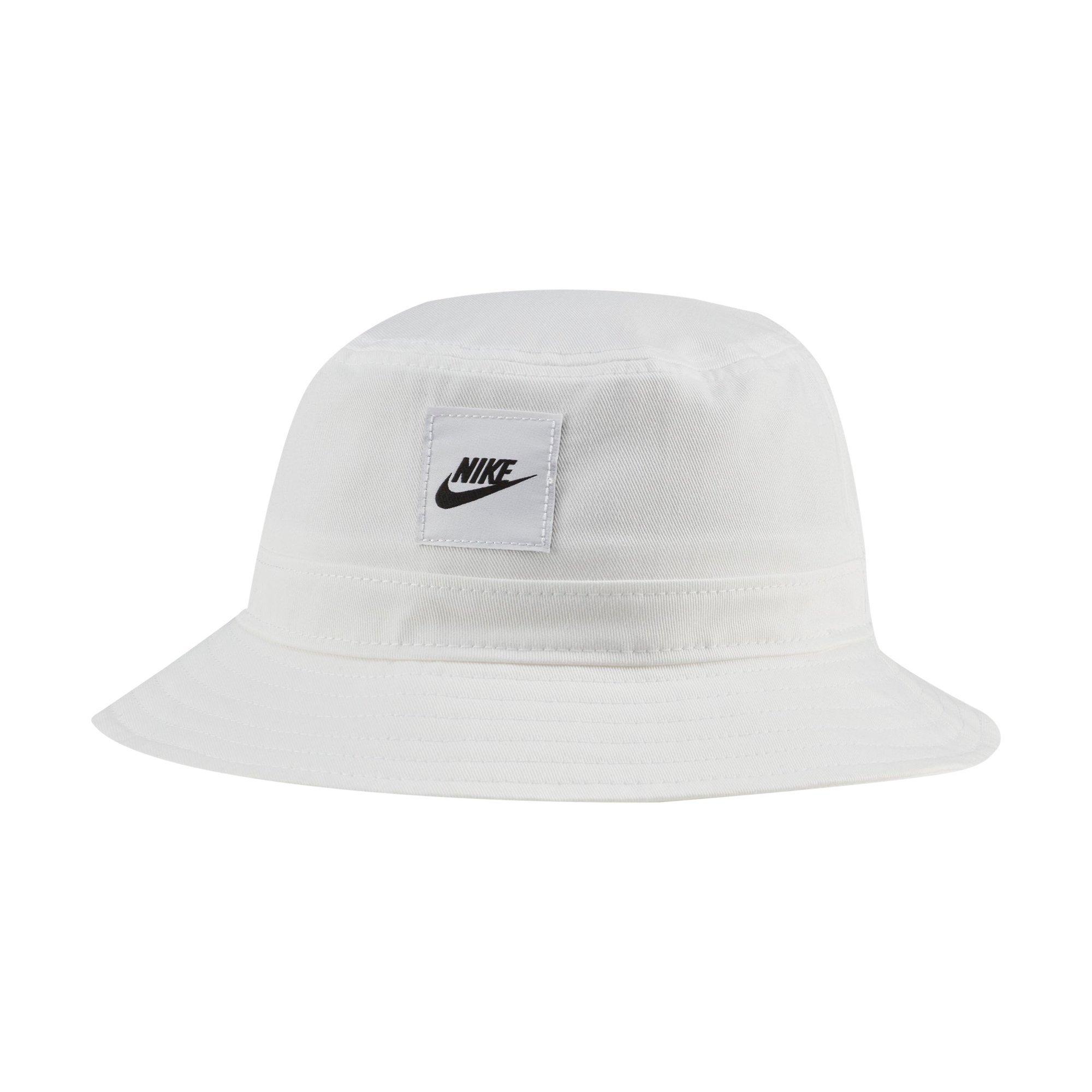 Nike Sportswear Futura Core Bucket Hat - White - Hibbett | City Gear
