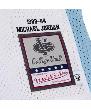 Michael Jordan North Carolina Tar Heels Mitchell & Ness 1983/84 Authentic  Throwback College Jersey - Carolina Blue