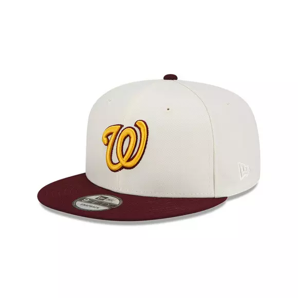 New Era Washington Nationals Basic 9FIFTY Snapback Cap - Red/White - One Size