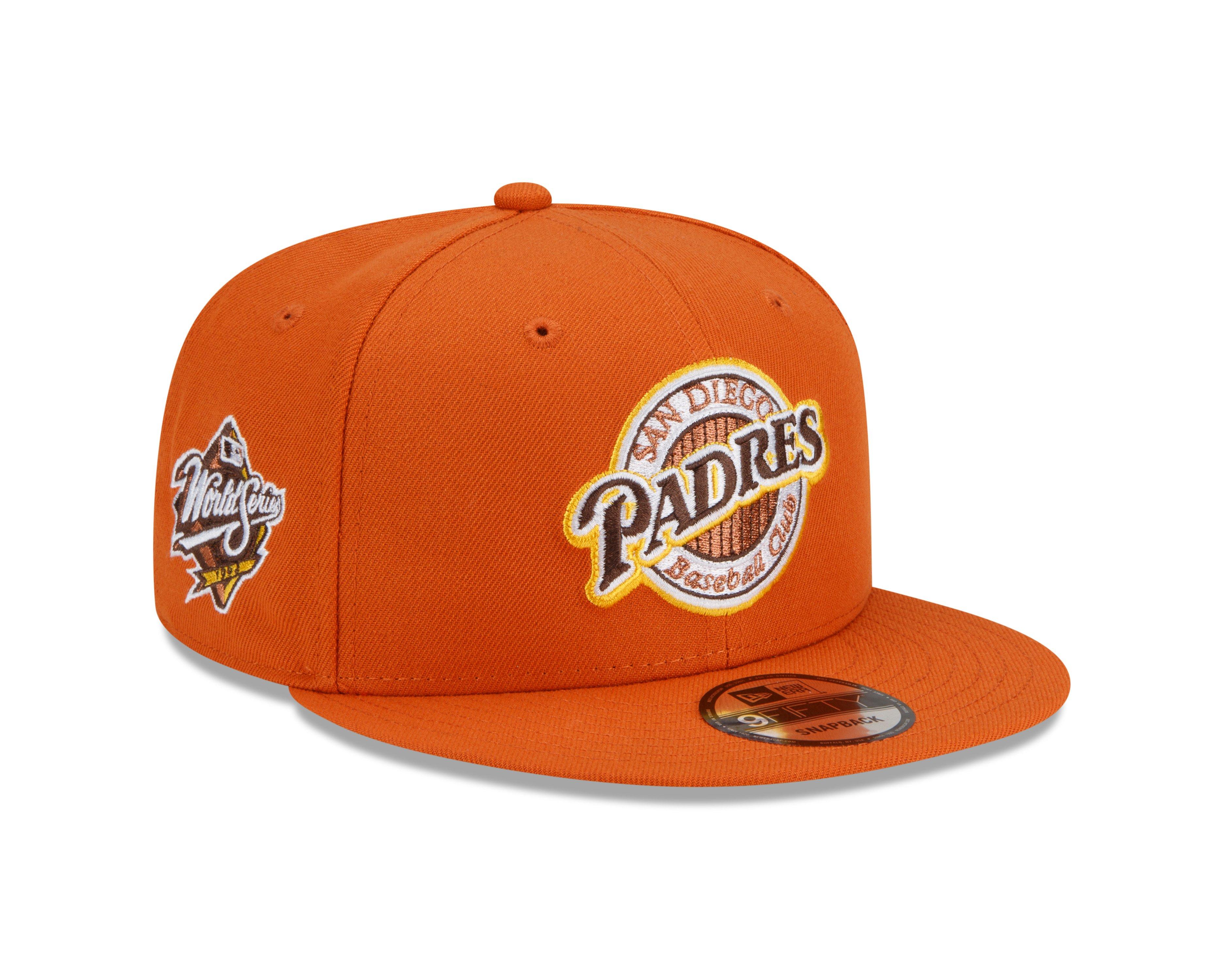 New Era, Accessories, Vintage San Diego Padres Mlb Brown Orange Trucker  Mesh Snapback Hat Ml