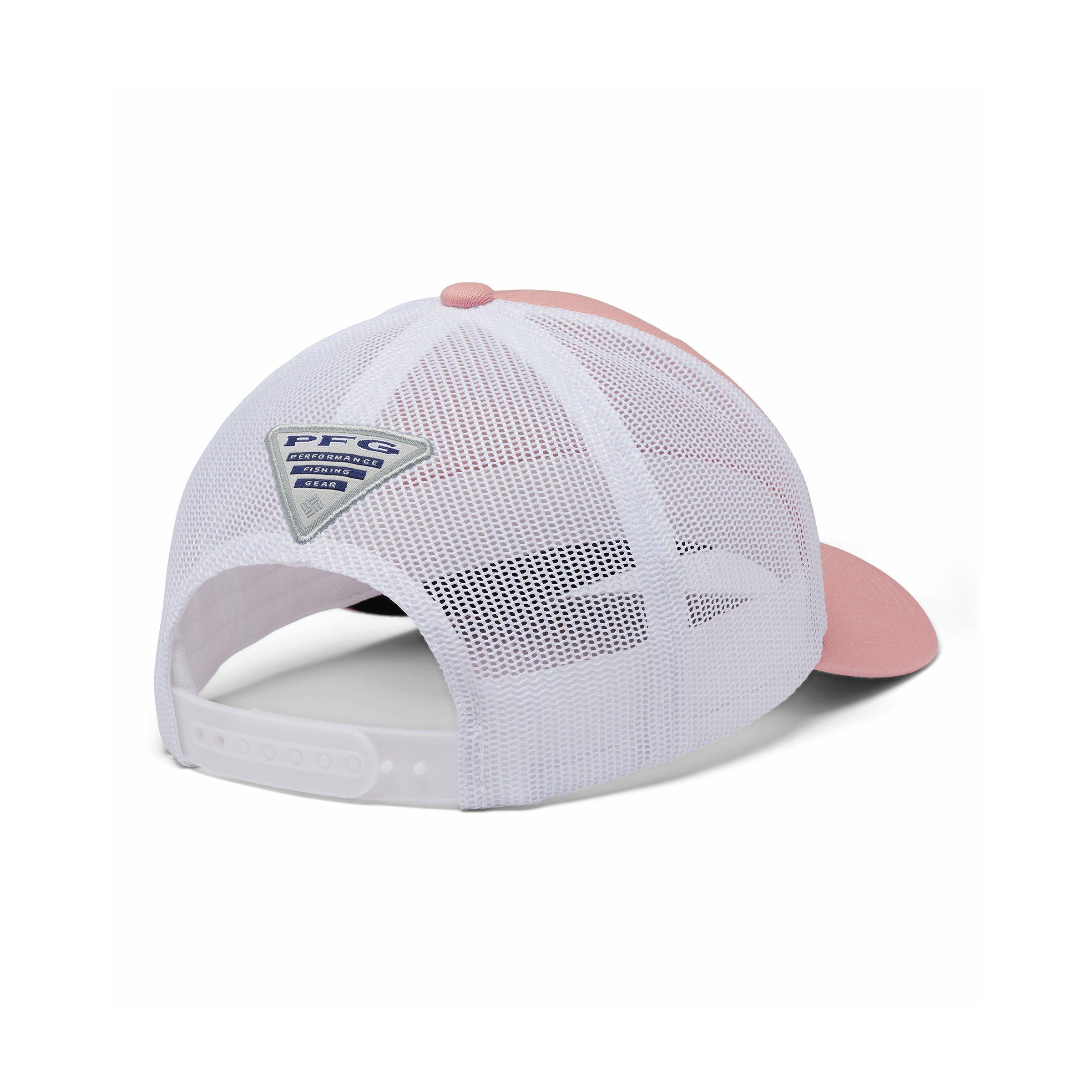 Columbia PFG Logo Mesh Stretch-Fit Hat - Pink - Hibbett