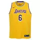 Nike Youth Los Angeles Lakers Lebron James Icon Edition Swingman Jersey - GOLD Thumbnail View 1