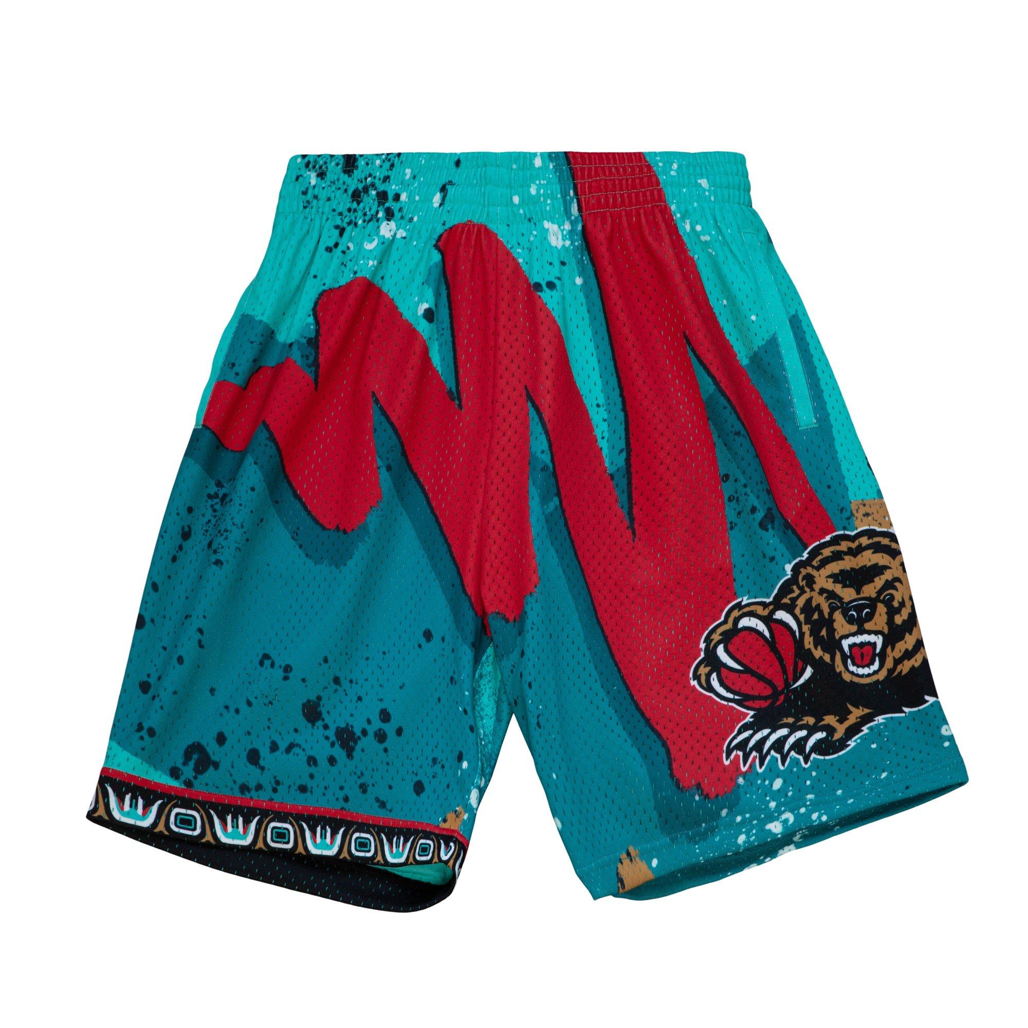 Mitchell & Ness Men's Vancouver Grizzlies Swingman Shorts Teal XL