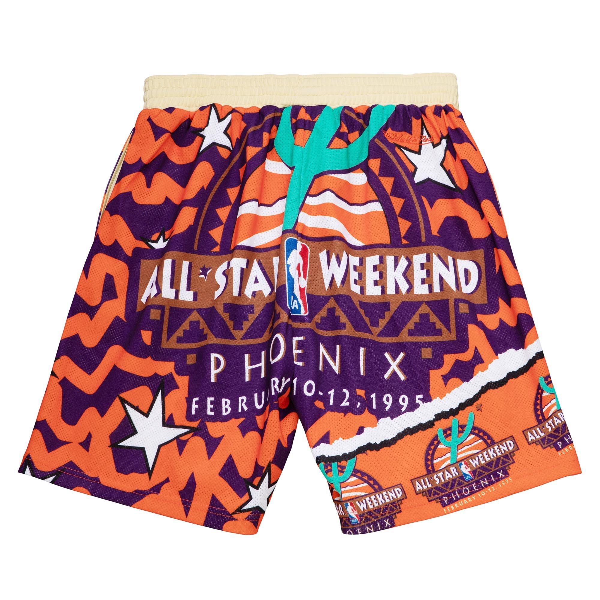 MITCHELL AND NESS 1995 ALL STAR WEEKEND NBA THROWBACK SHORTS