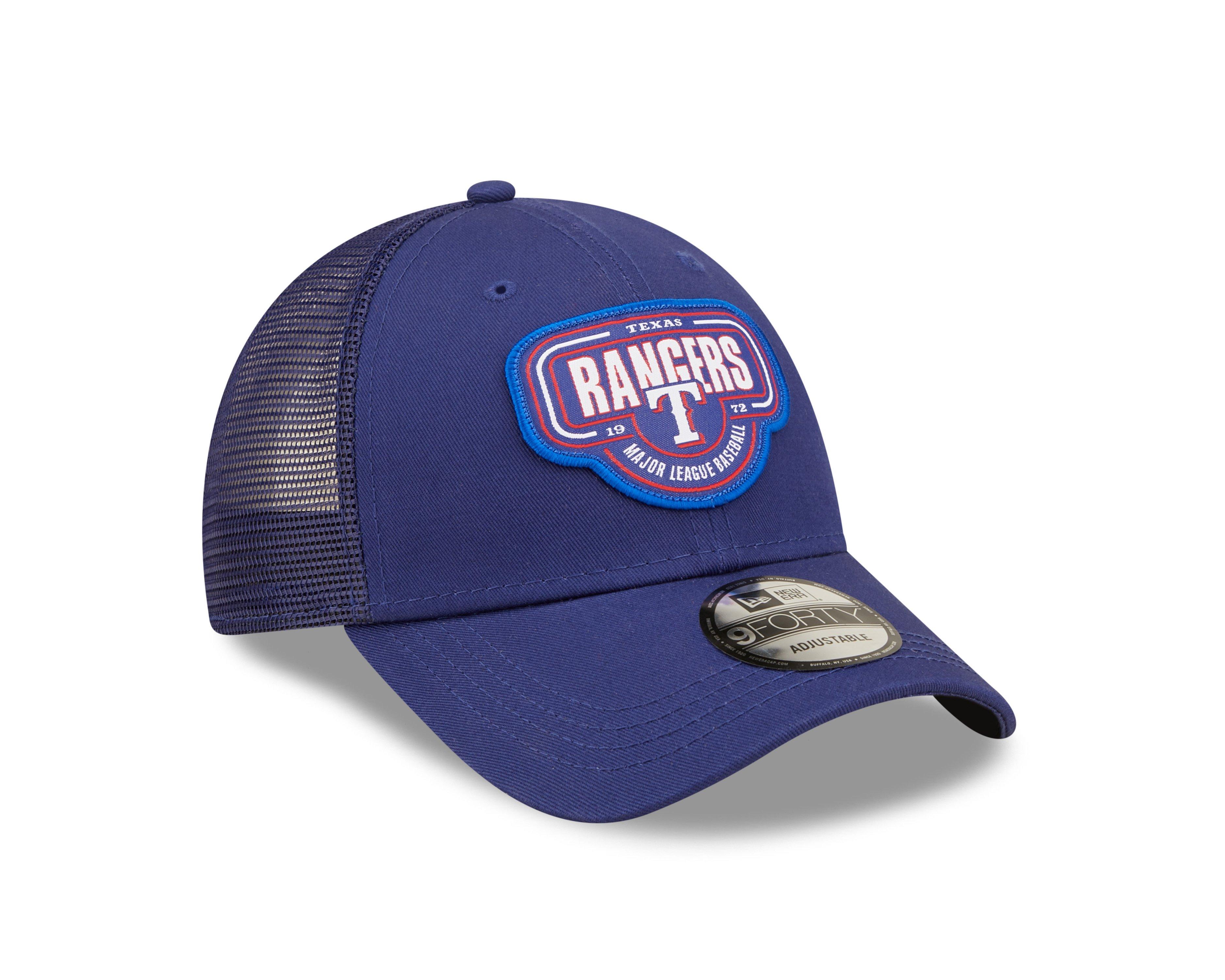 New Era Texas Rangers Logo Patch 9FORTY Snapback Hat - Hibbett