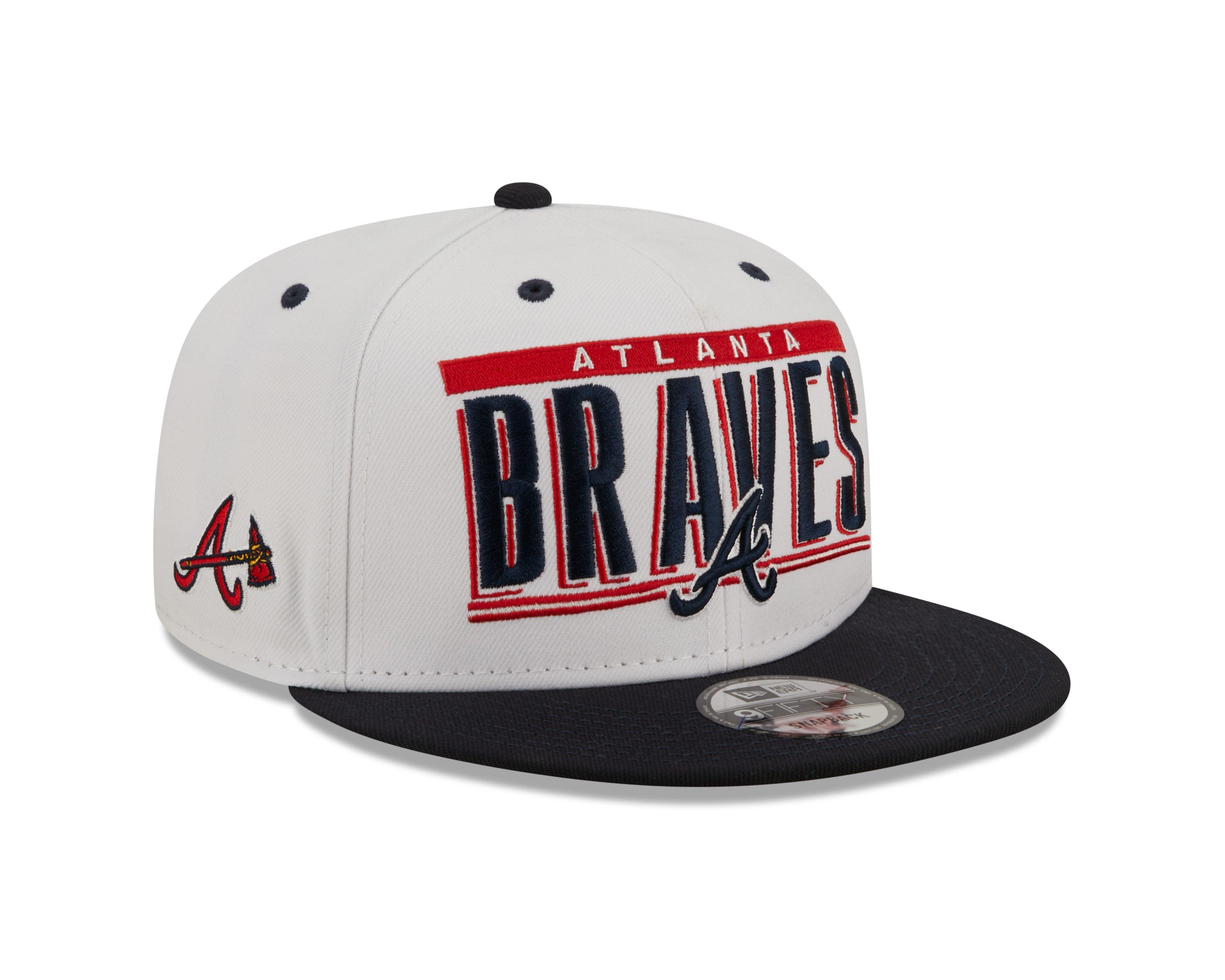 New Era Atlanta Braves 9FIFTY Retro Title Snapback Cap - Hibbett