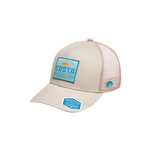 Costa Del Mar Standard Medallion Trucker Hat, Moss, One Size at