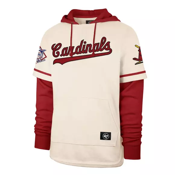 Men's 47 BRAND St. Louis Cardinals Night Vision SUPERIOR LACER HOODIE Size  XL