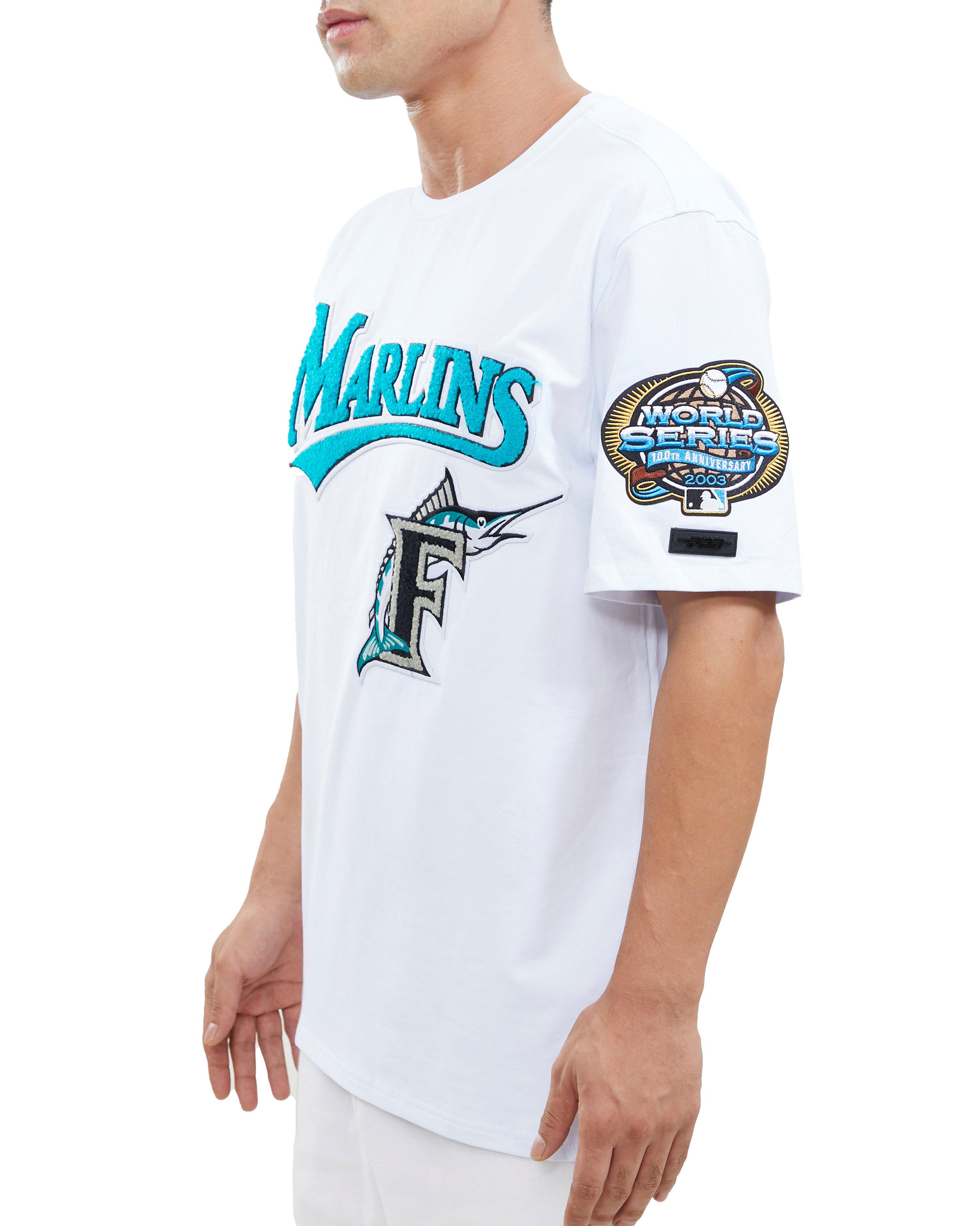 Pro Standard Men's Florida Marlins Cooperstown Patch T-Shirt