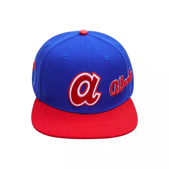Pro Standard Men Pro Standard Atlanta Braves Retro Trucker Hat Blue 1 Size
