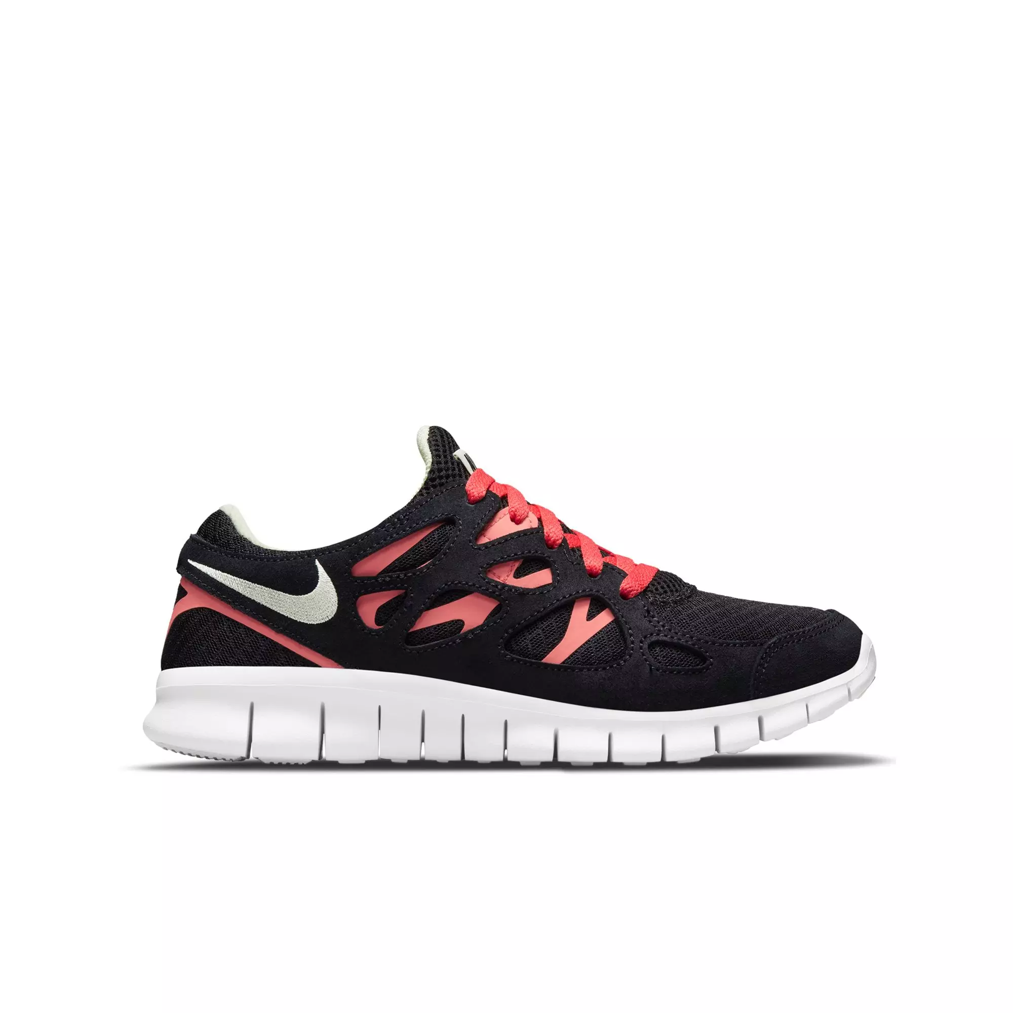 Nike Free Run 2 "Black/Ember Pink" Women's Running Shoe - BLACK/PINK
