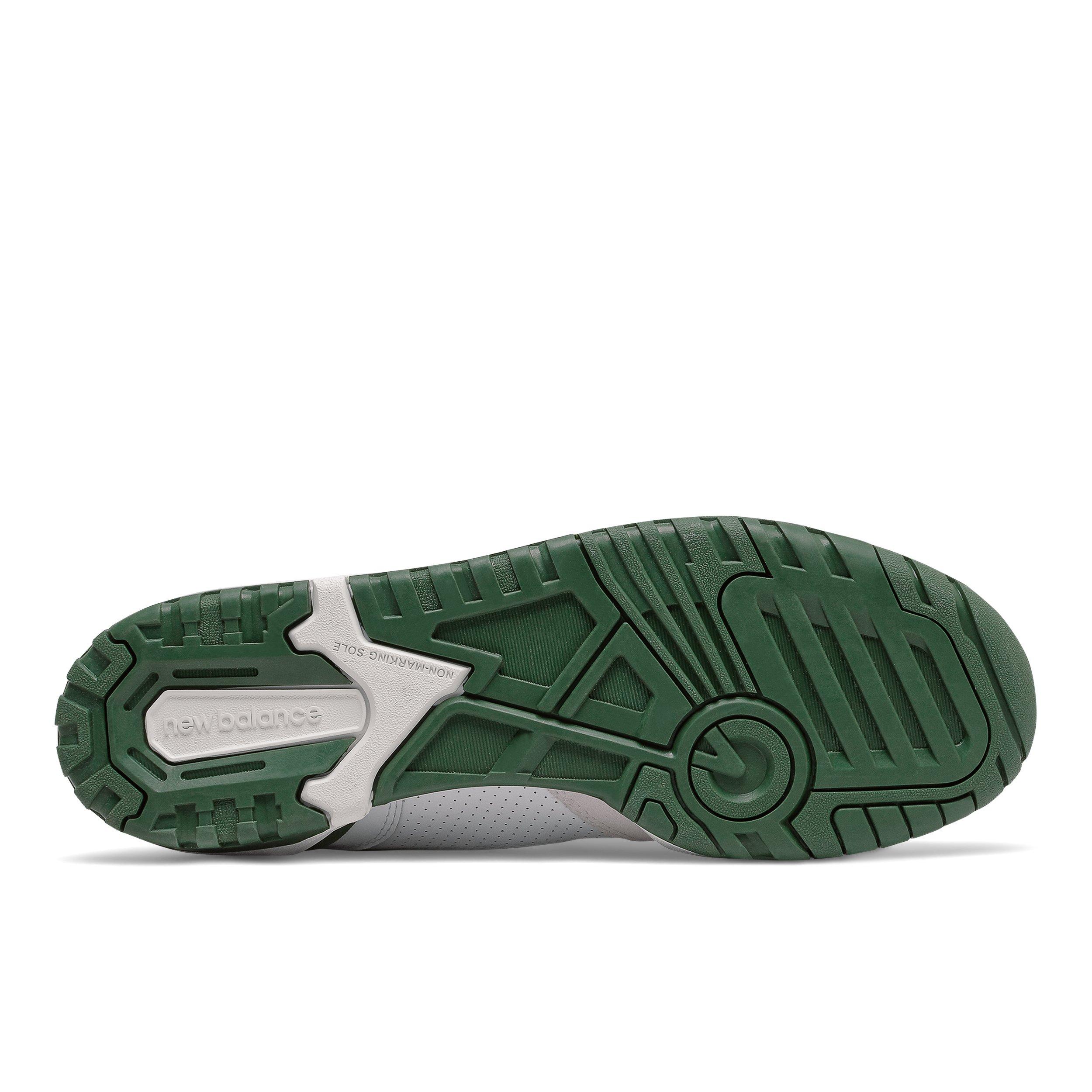 New Balance 550 White/Green Men's Shoe - Hibbett | City Gear