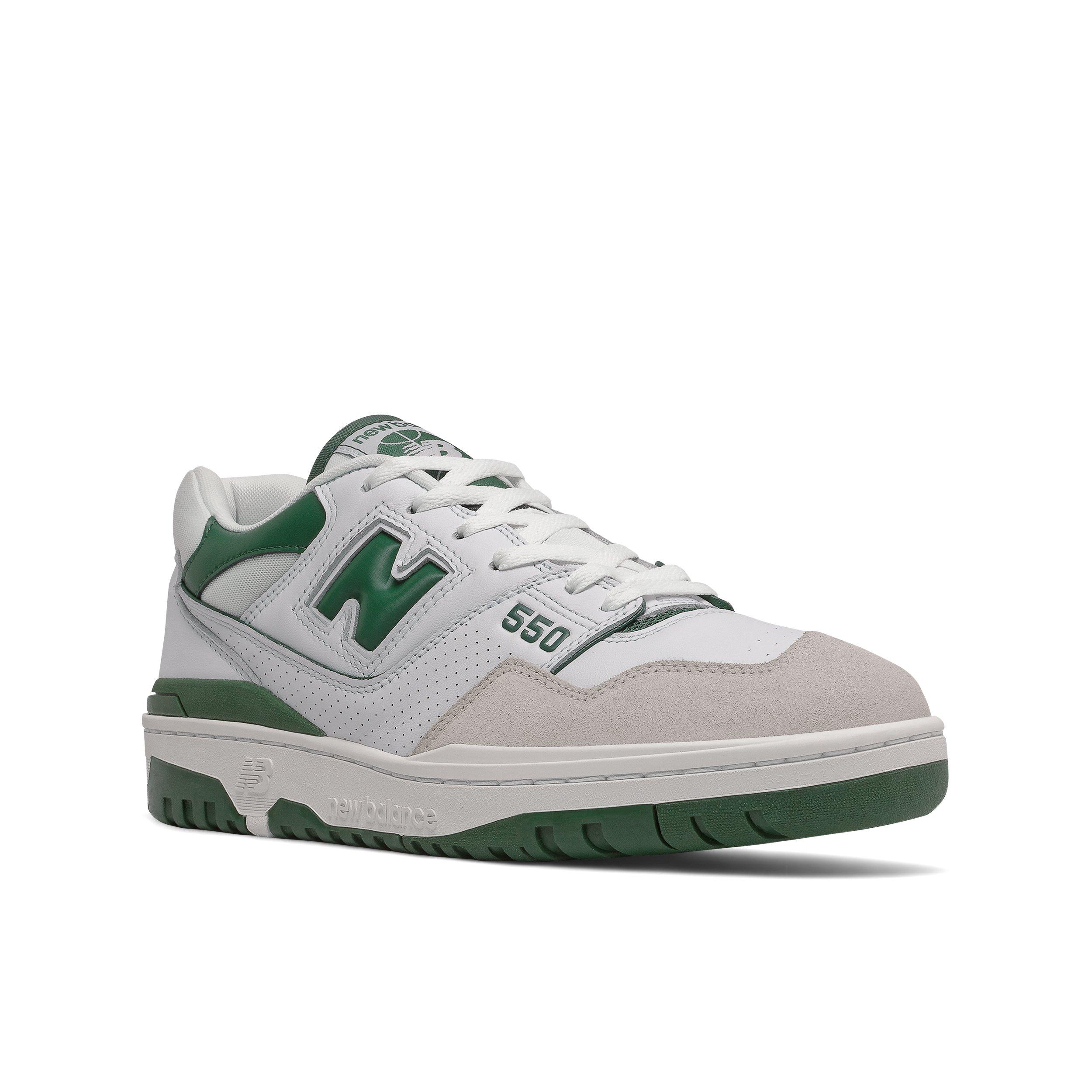 MENS New Balance  550 (White and Green) – Nouveau