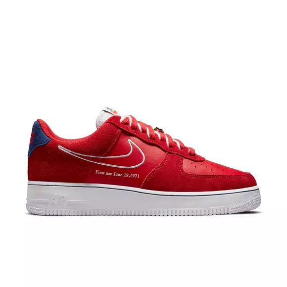 nike air force 1 07 lv8 blue white and red