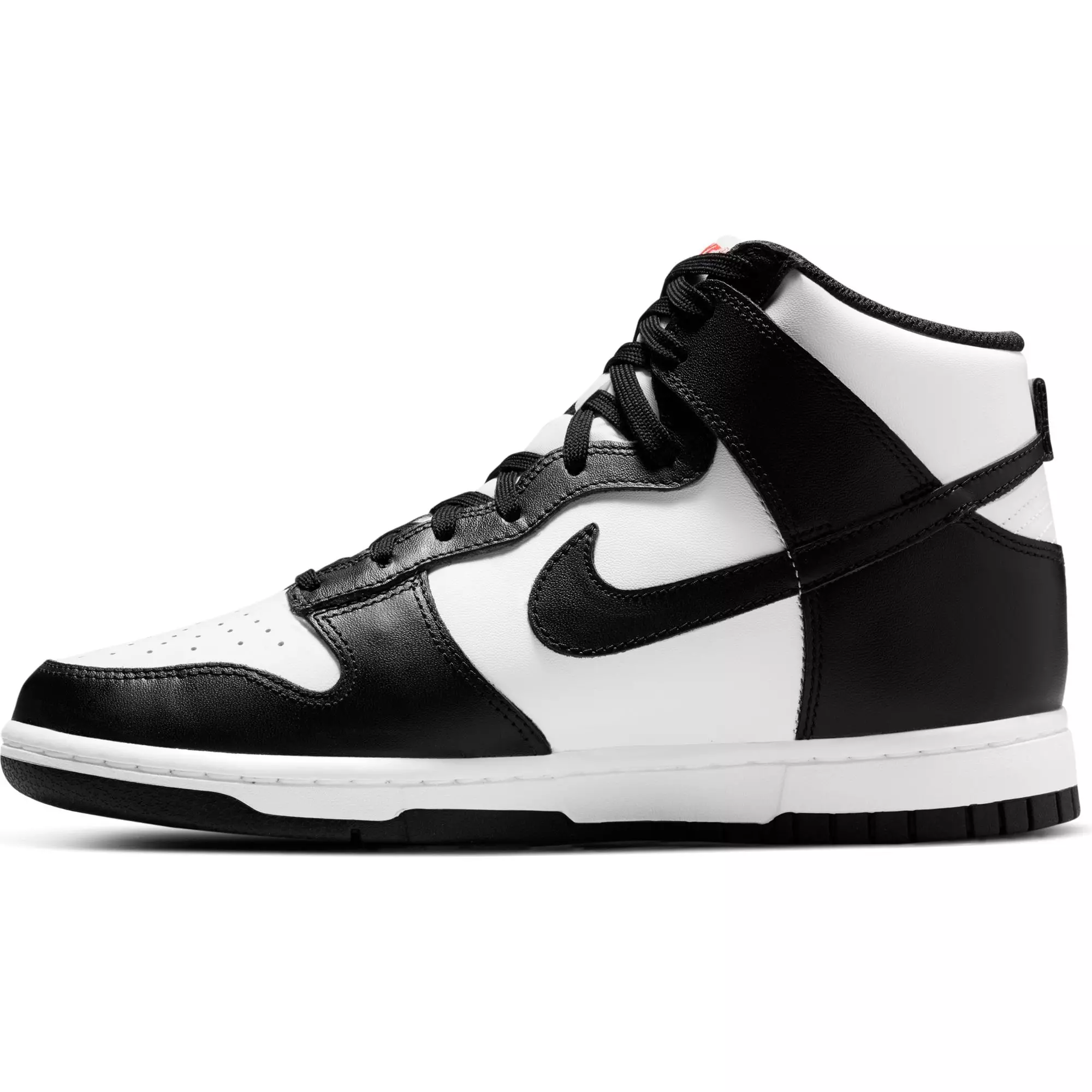 Nike Dunk High "White/Black/University Red" Women's Shoe - BLACK/WHITE