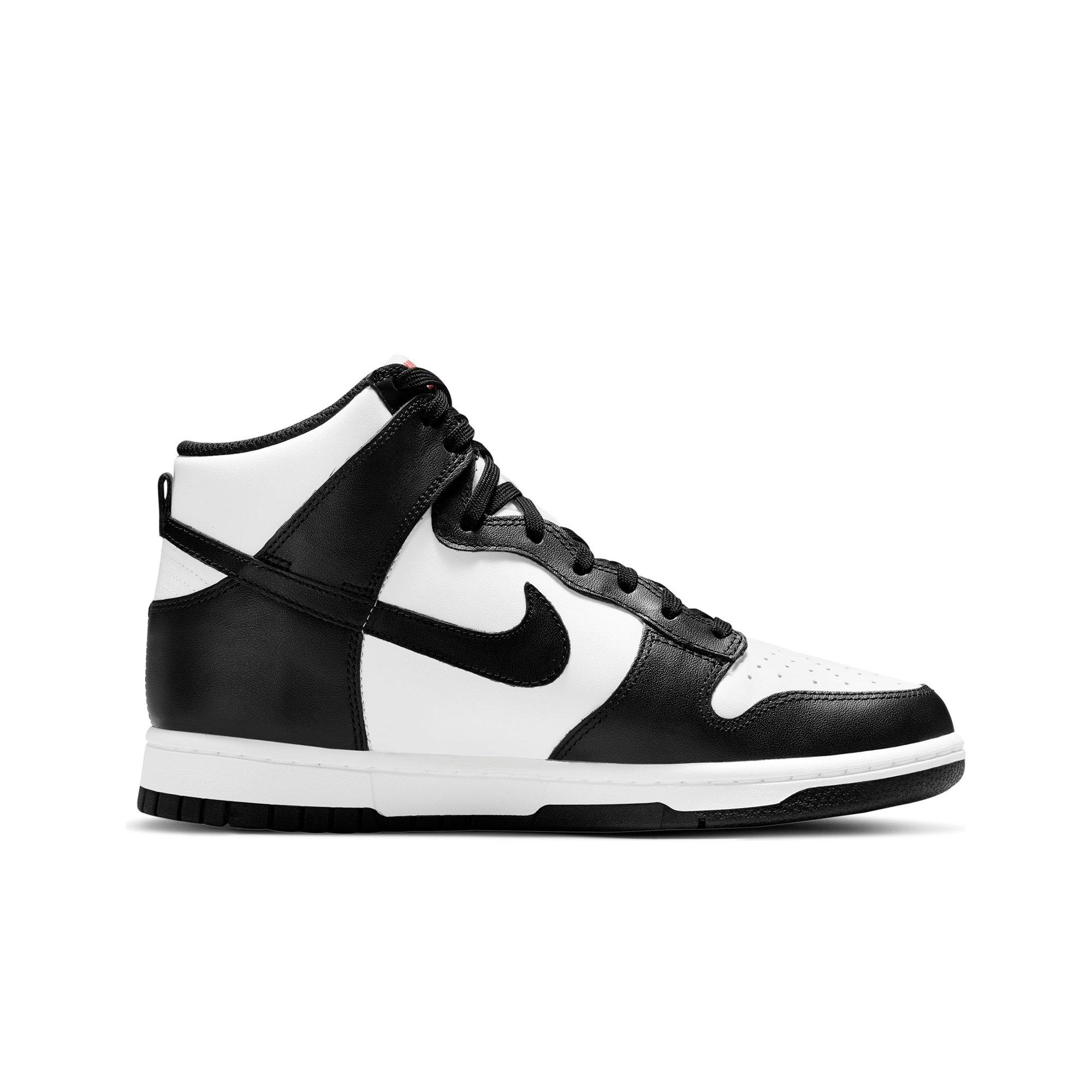 Black red white 2025 nike dunks high