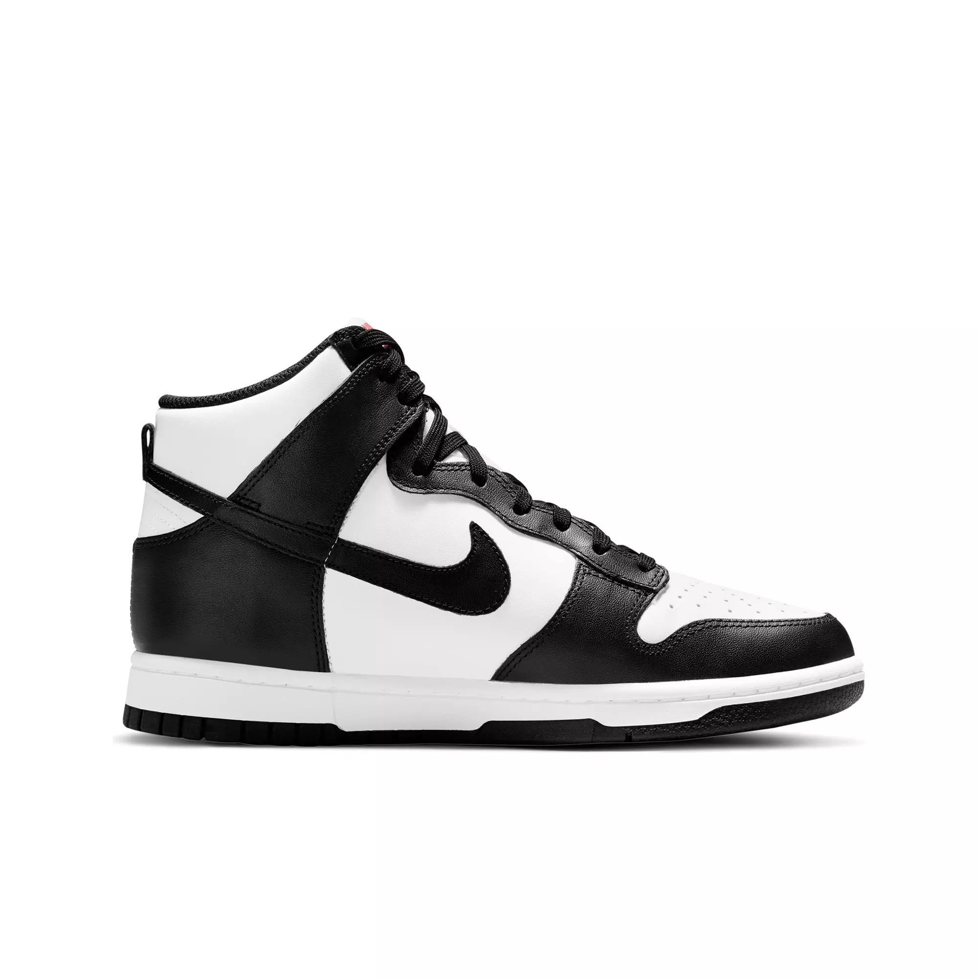 Nike Dunk High "White/Black/University Red" Women's Shoe - BLACK/WHITE