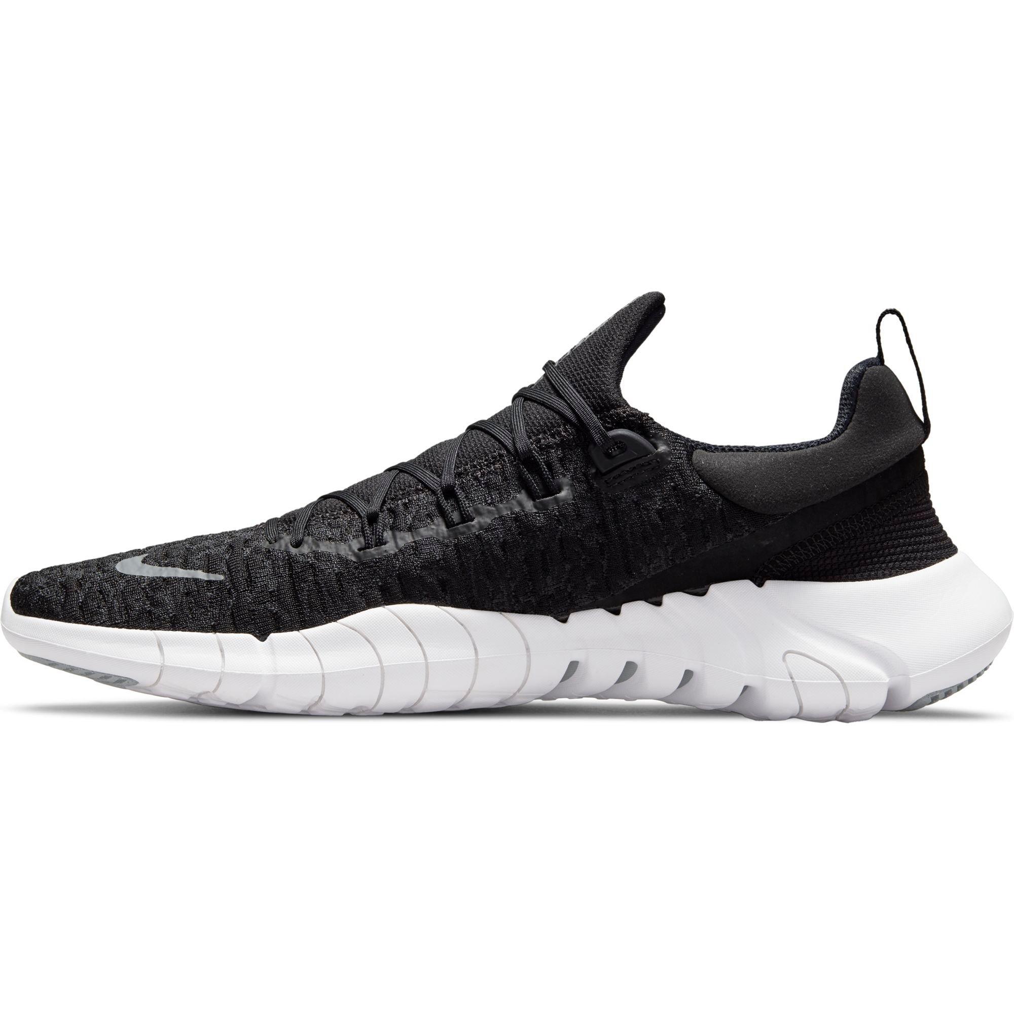 Stevenson en términos de Sabio Nike Free Run 5.0 "Black/White/Smoke Grey" Men's Running Shoe