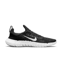 Nike Free Run 5.0 "Black/White/Smoke Grey" Men's Running Shoe - BLACK/WHITE