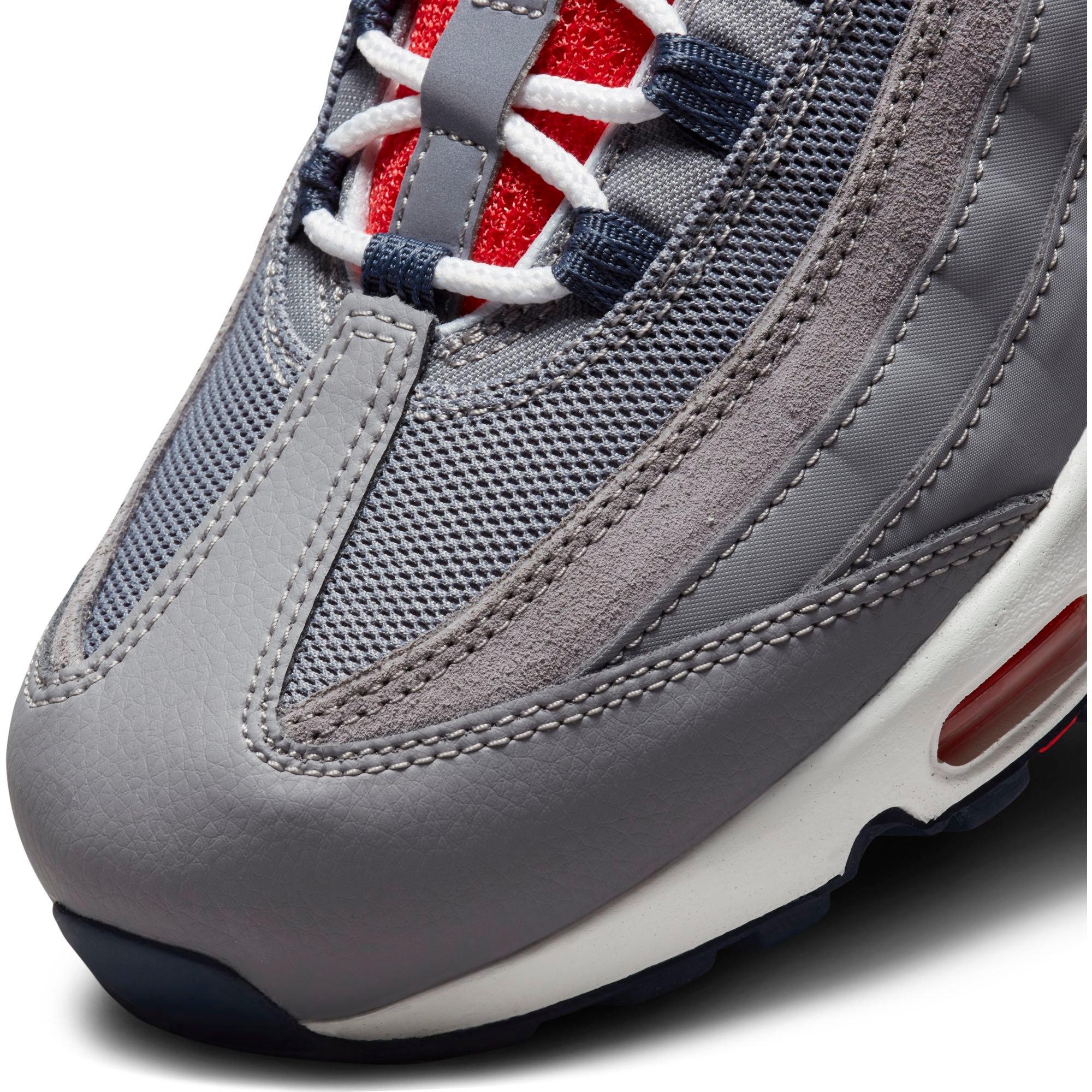 Air max 95 steps out 2024 in gradient matte grey and red