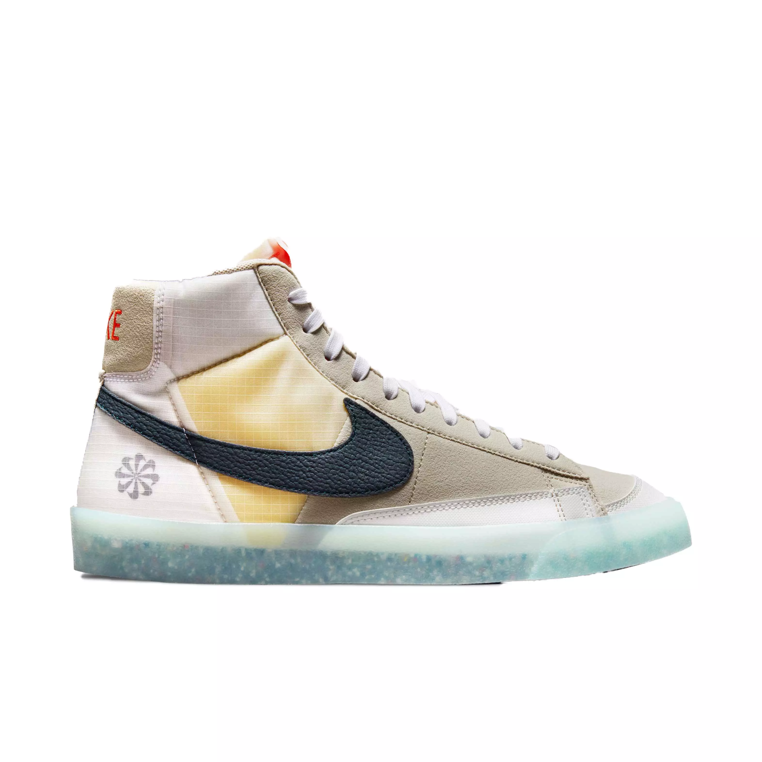 Nike Blazer Mid '77 "Cream/Armory Navy/Orange/Glacier Ice" Men's Shoe - CREAM