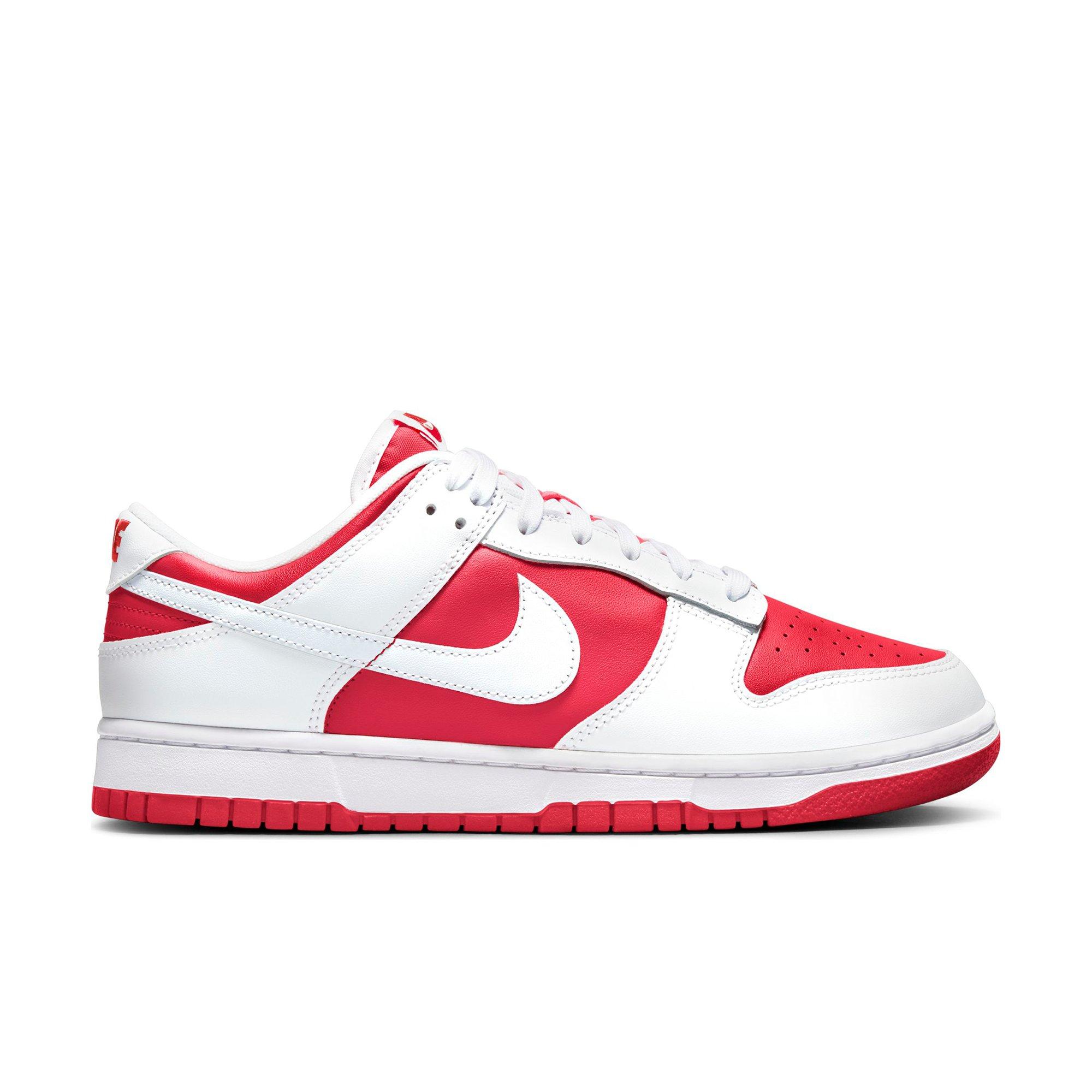 Nike Dunk Low Retro "University Red/White/Tonal Orange" Men's Shoe - RED/WHITE Thumbnail View 1