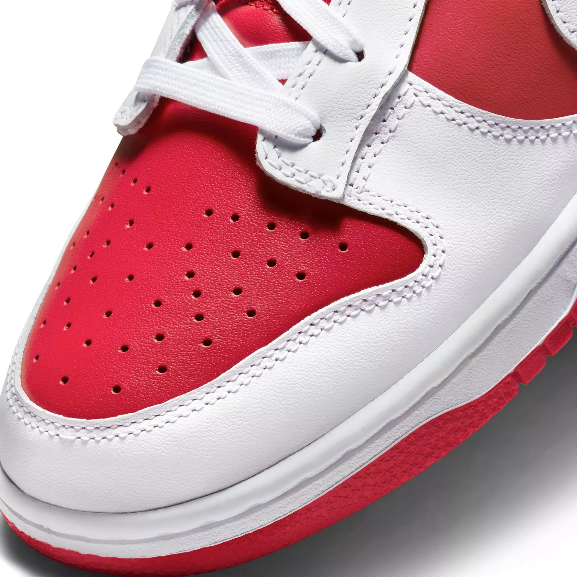 Nike Dunk Low Retro "University Red/White/Tonal Orange" Men's Shoe - RED/WHITE