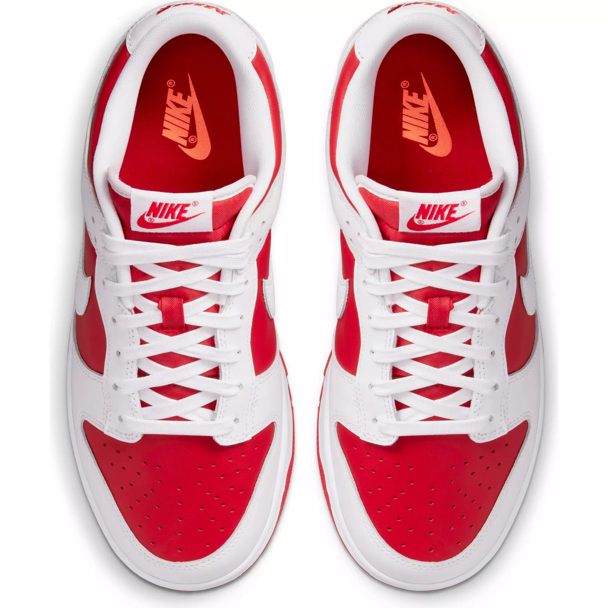 Nike Dunk Low Retro "University Red/White/Tonal Orange" Men's Shoe - RED/WHITE