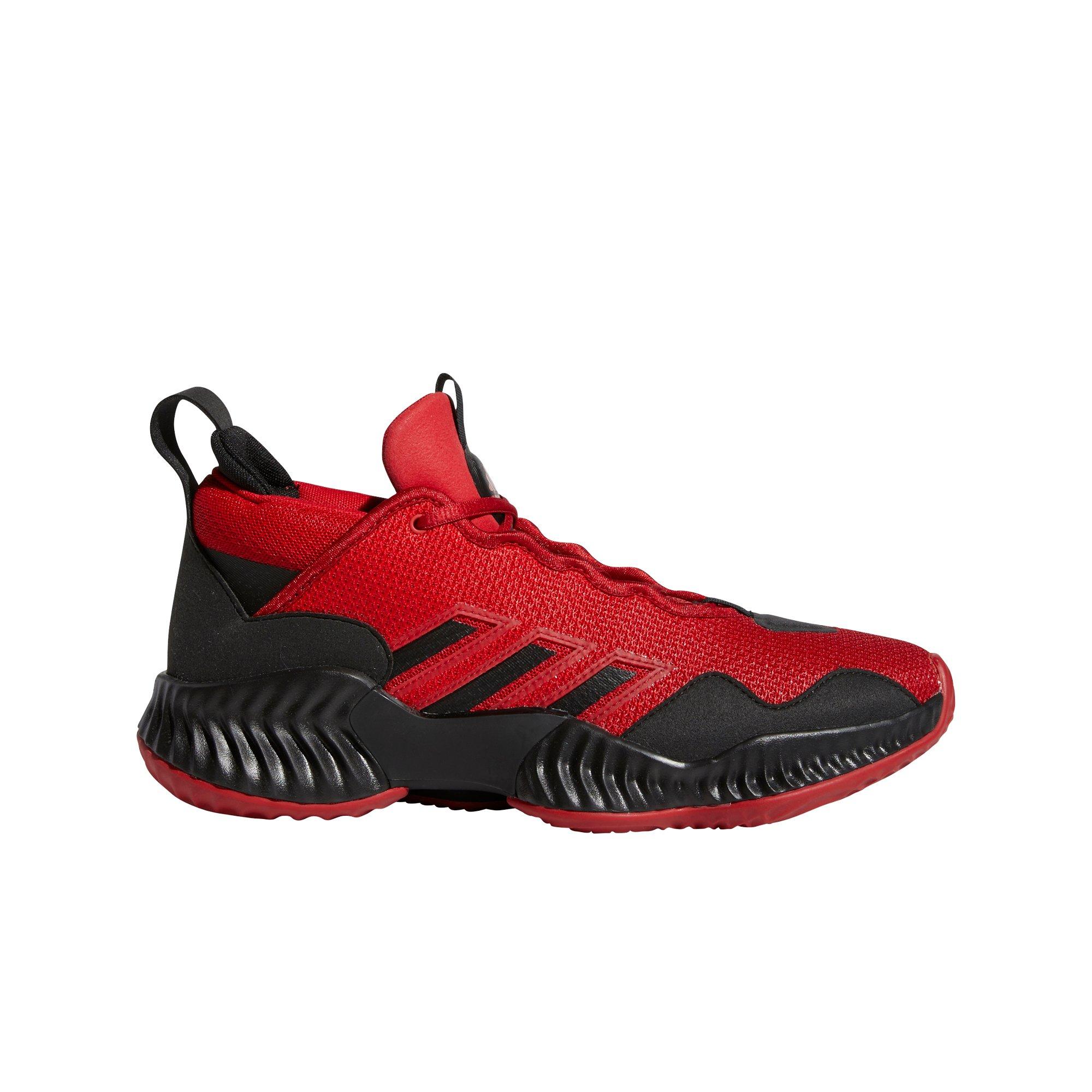 red adidas court shoes