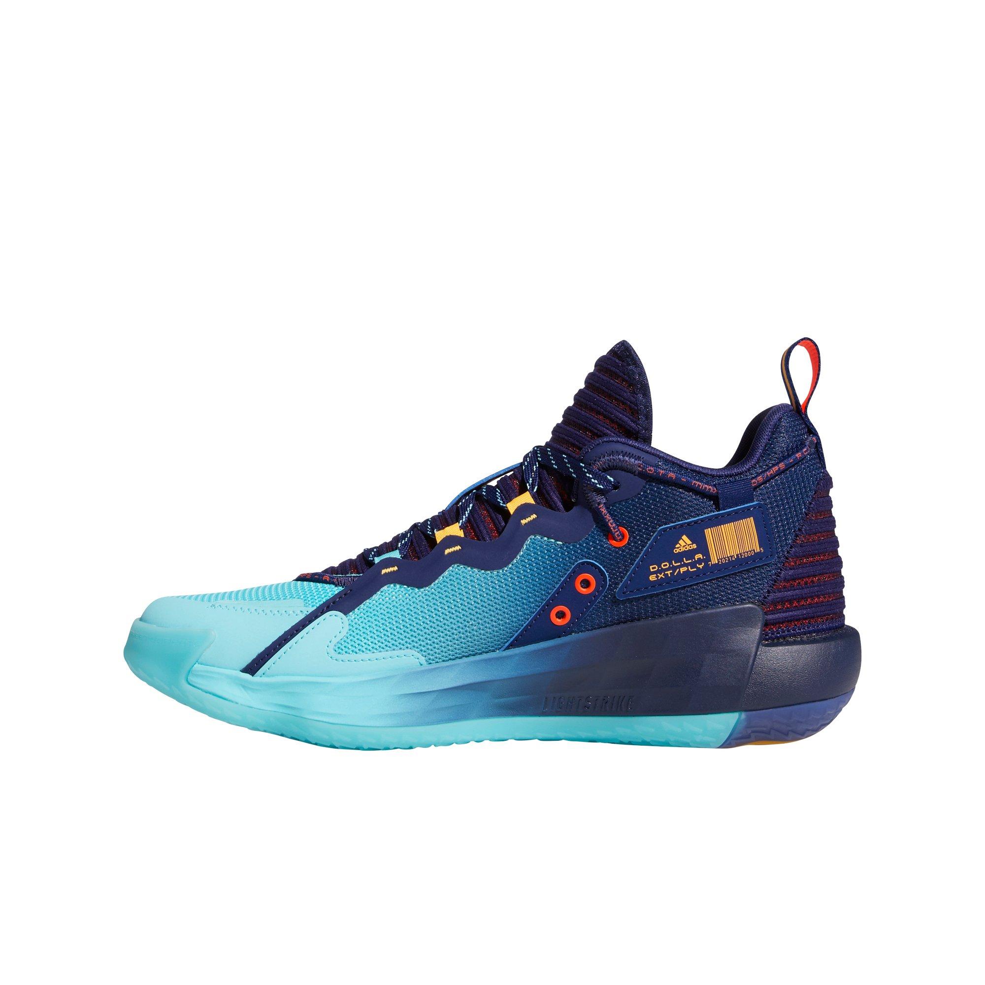 blue damian lillard shoes