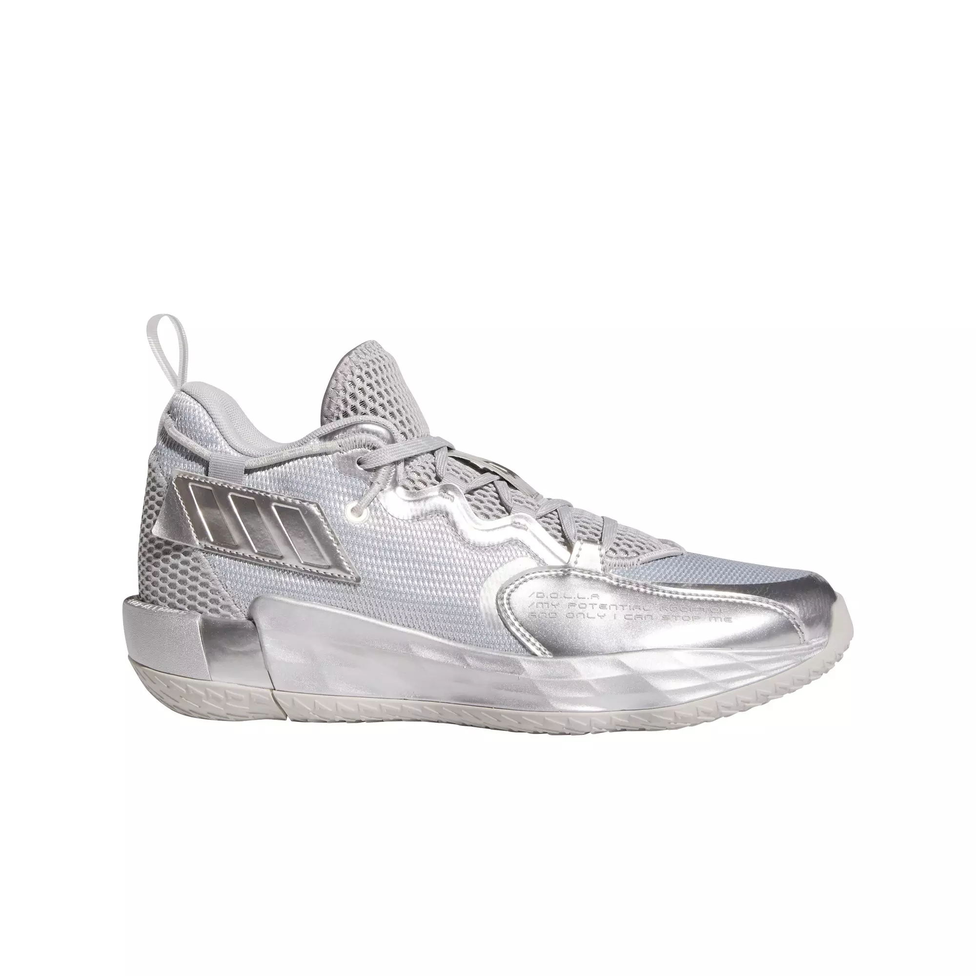 adidas Dame 7 EXTPLY "Grey/Silver/White" Men's Basketball Shoe - SILVER