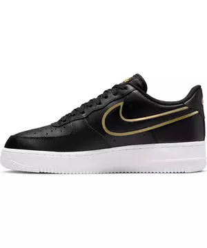 Nike Mens Air Force 1 High '07 LV8 Black/Metallic Gold-Black Leather Size  12 : : Fashion