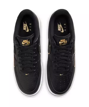 Nike Air Force 1 '07 LV8 Men's Size 14 White /Black-Metallic Gold DA8481-100