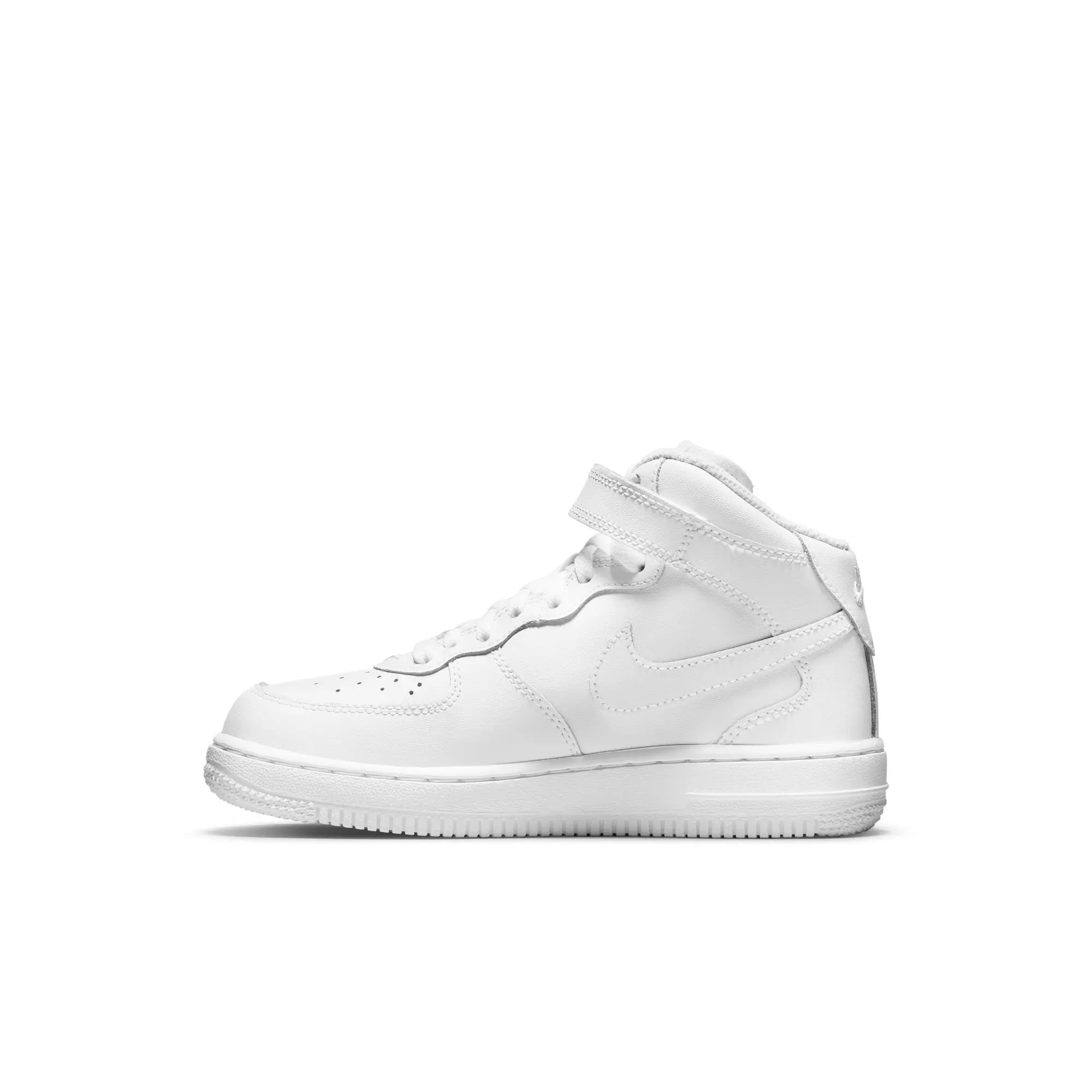 Nike Air Force 1 Mid LE "White" Preschool Kids' Shoe - WHITE