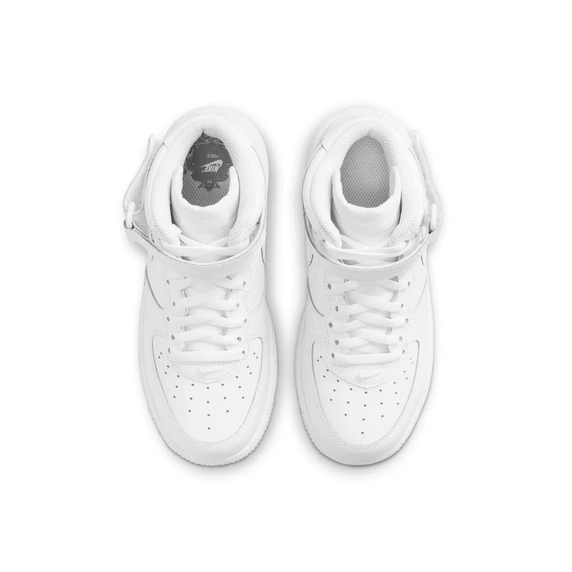 Nike Air Force 1 Mid LE "White" Preschool Kids' Shoe - WHITE