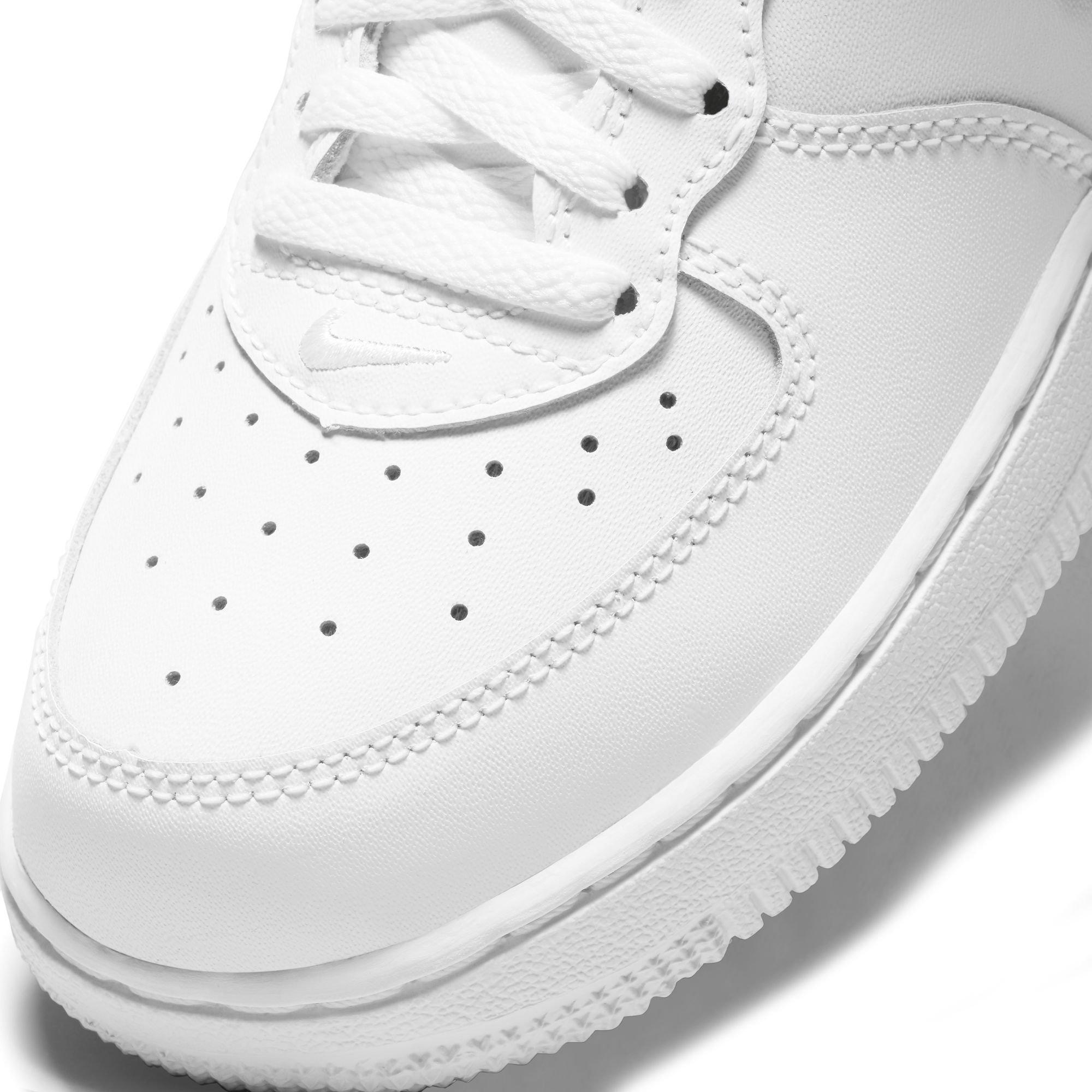 Nike Air Force 1 Mid LE "White" Preschool Kids' Shoe - WHITE