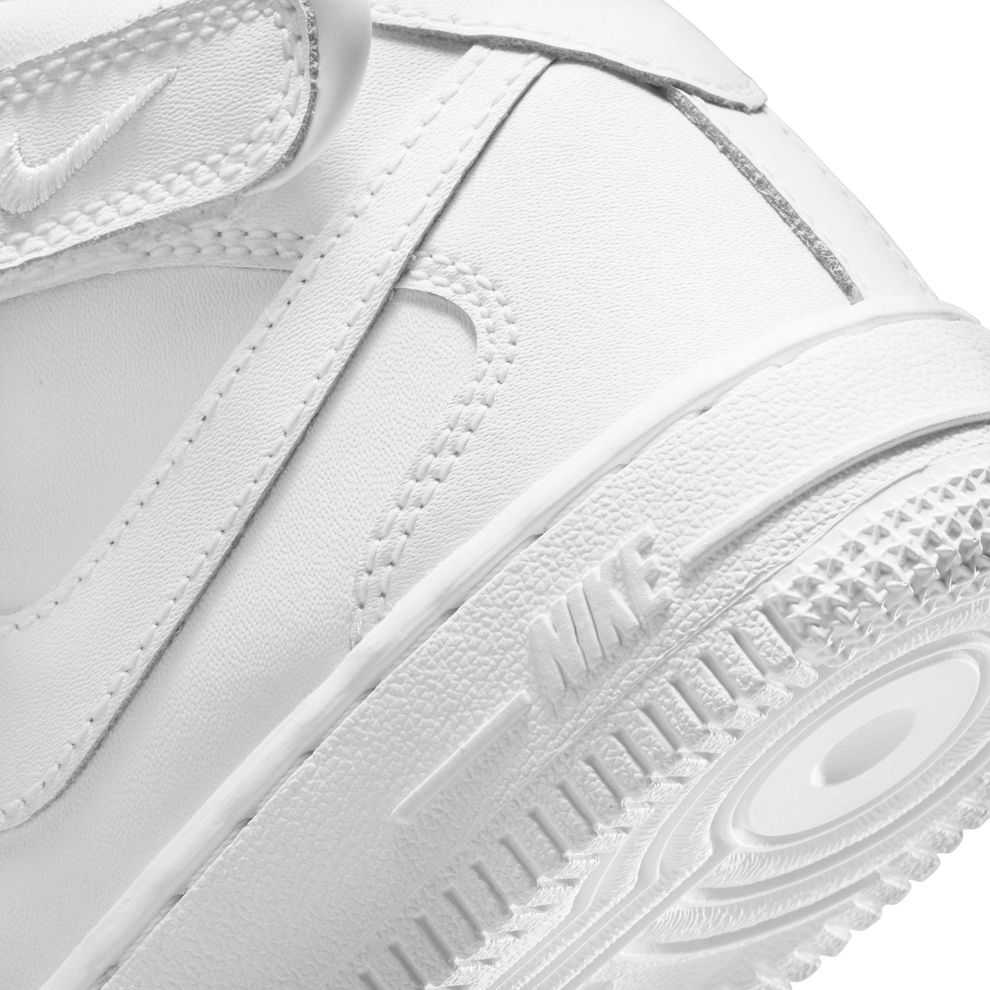 Nike Air Force 1 Mid LE "White" Preschool Kids' Shoe - WHITE