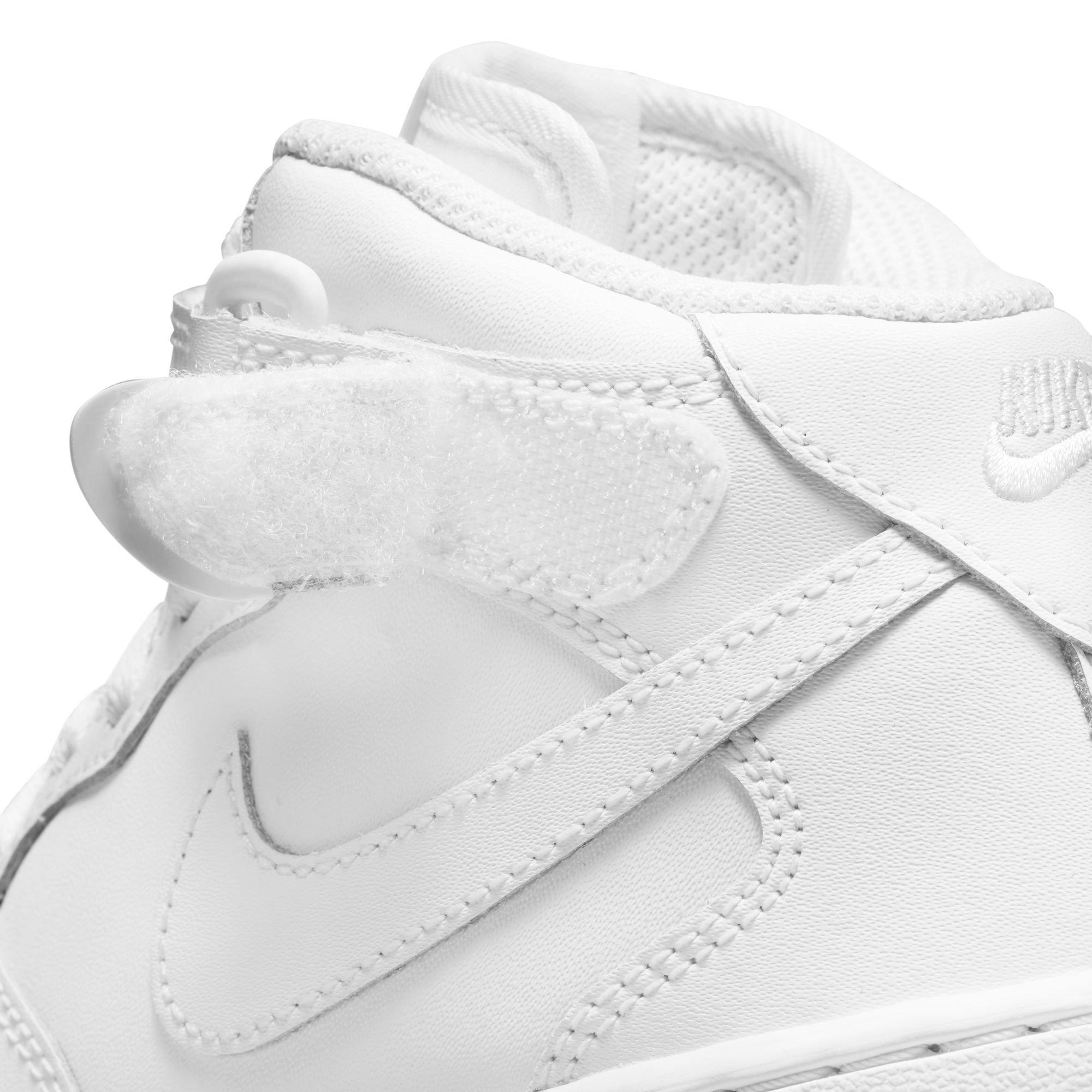 Nike Air Force 1 Mid LE "White" Preschool Kids' Shoe - WHITE