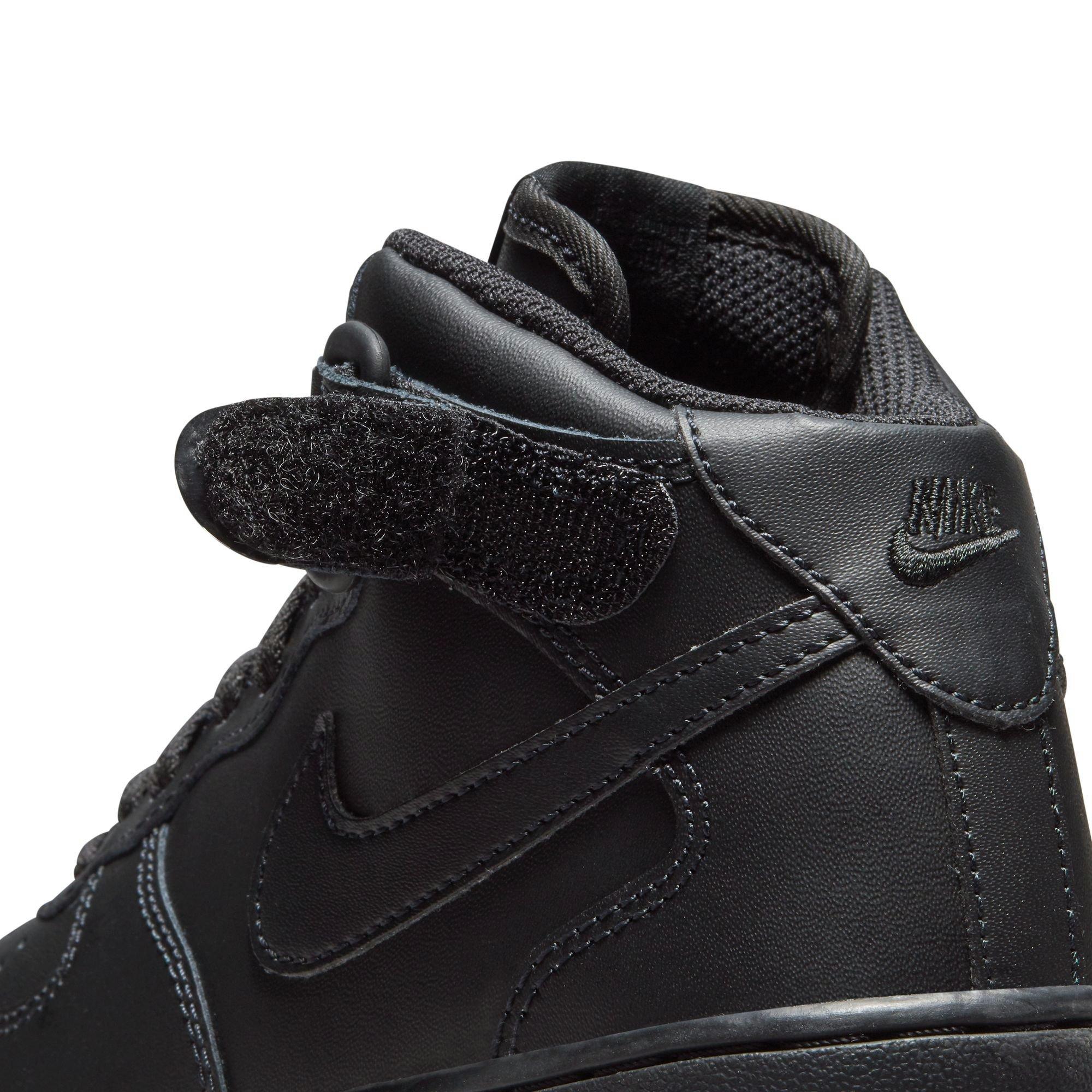 Nike Air Force 1 LE Black/Black Preschool Kids' Shoe