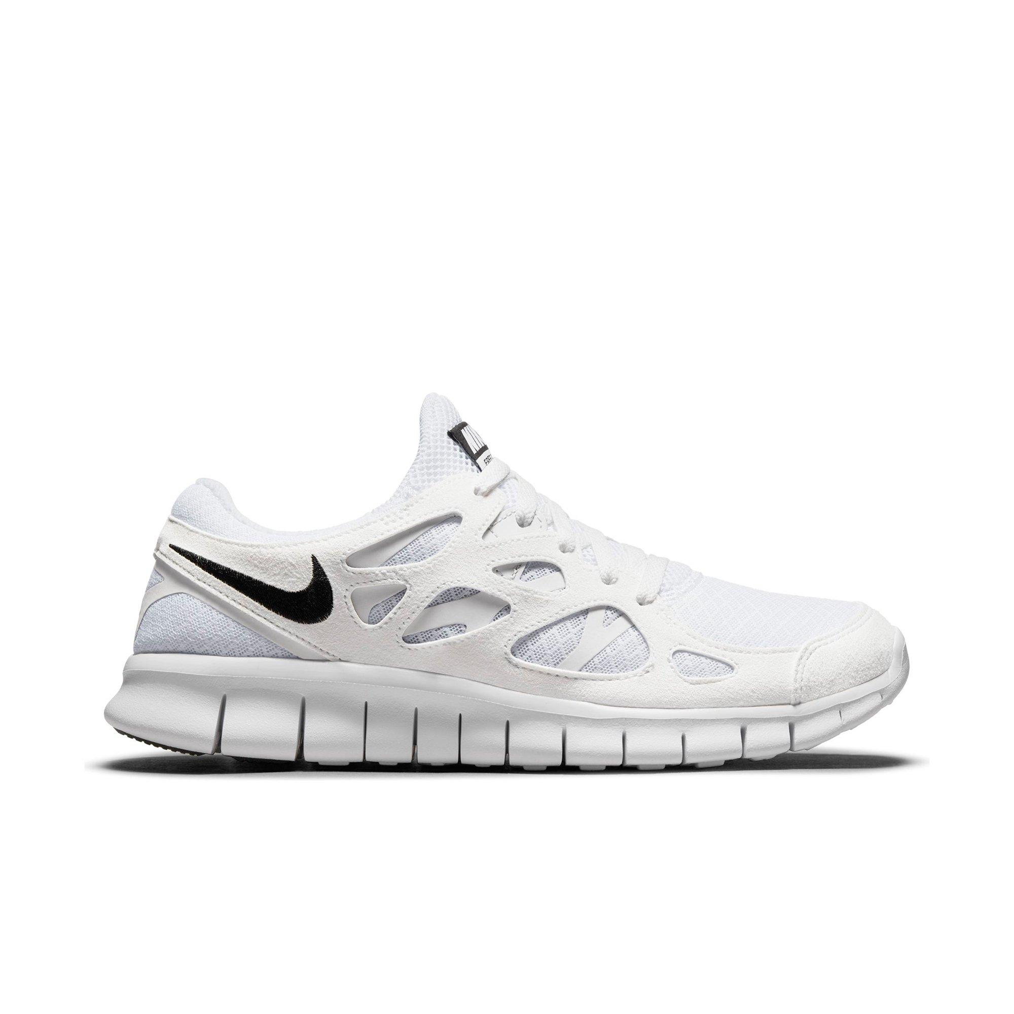 white nike free run womens