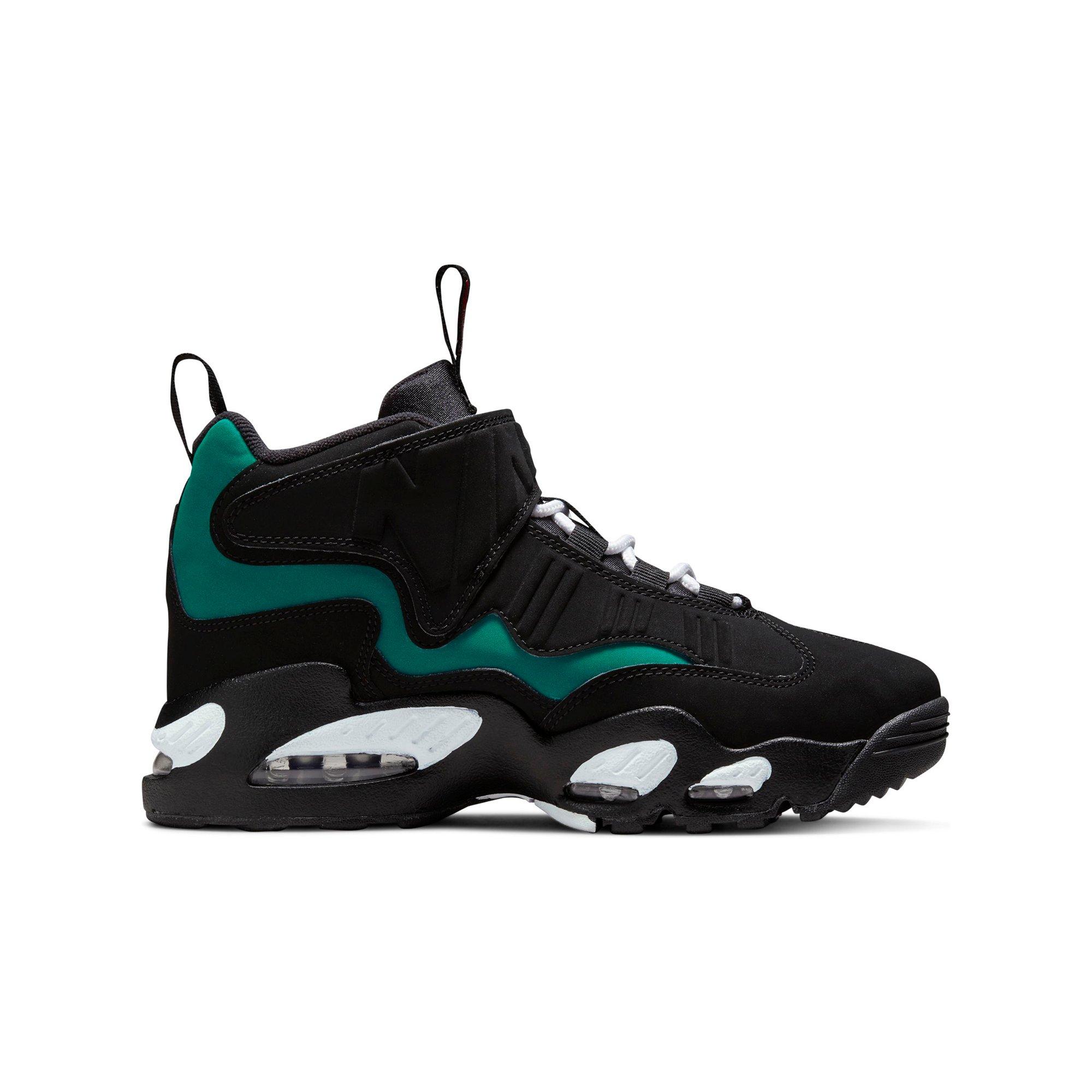 Nike Air Griffey Max 1 "Freshwater" Grade School Kids' Shoe - BLACK/TEAL Thumbnail View 3