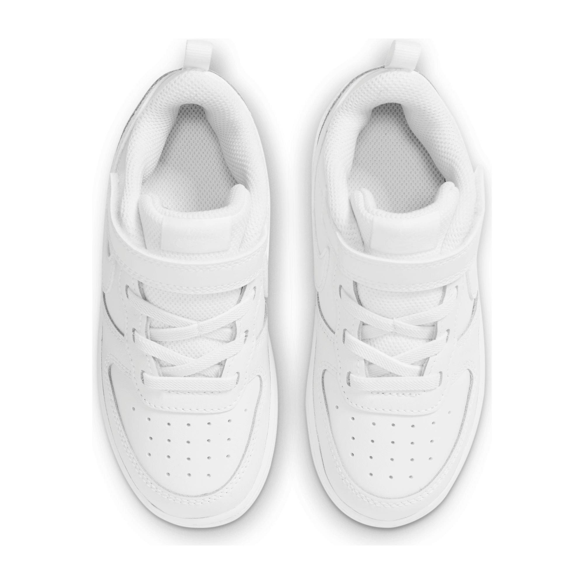 Nike Court Borough Low 2 "White" Toddler Kids' Shoe - WHITE Thumbnail View 6