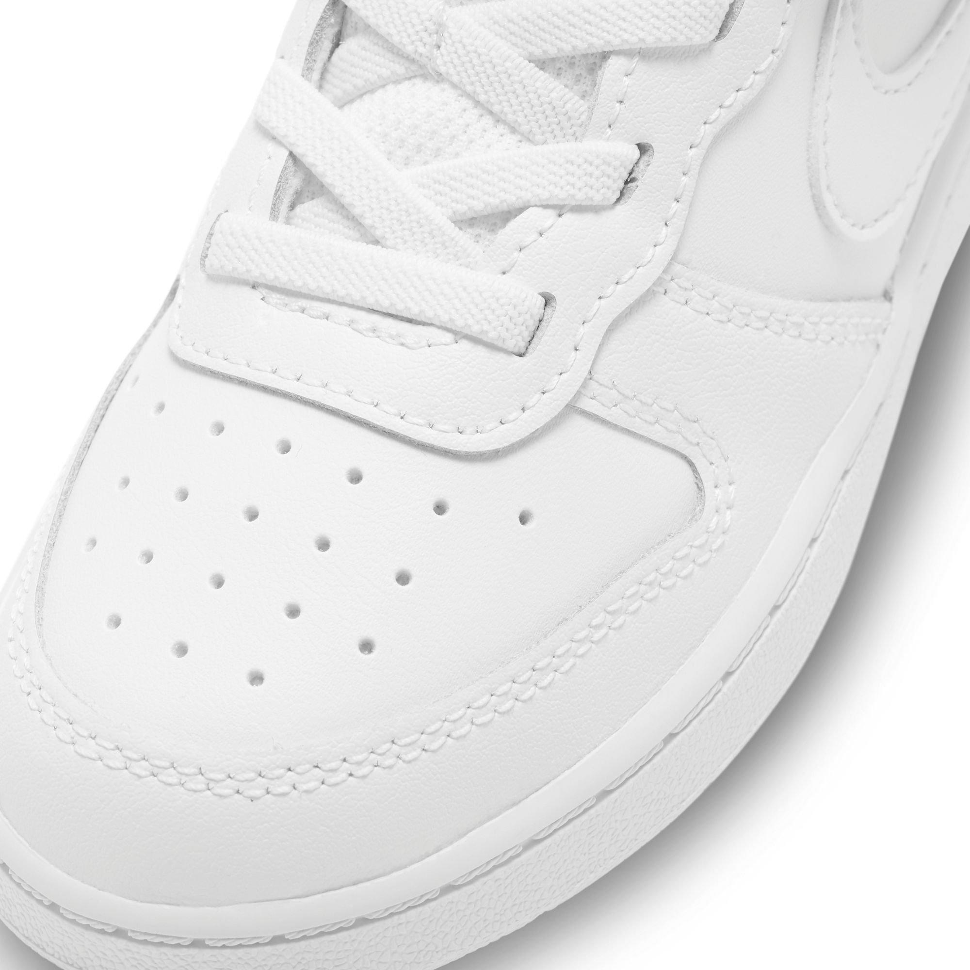 Nike Court Borough Low 2 "White" Toddler Kids' Shoe - WHITE Thumbnail View 10