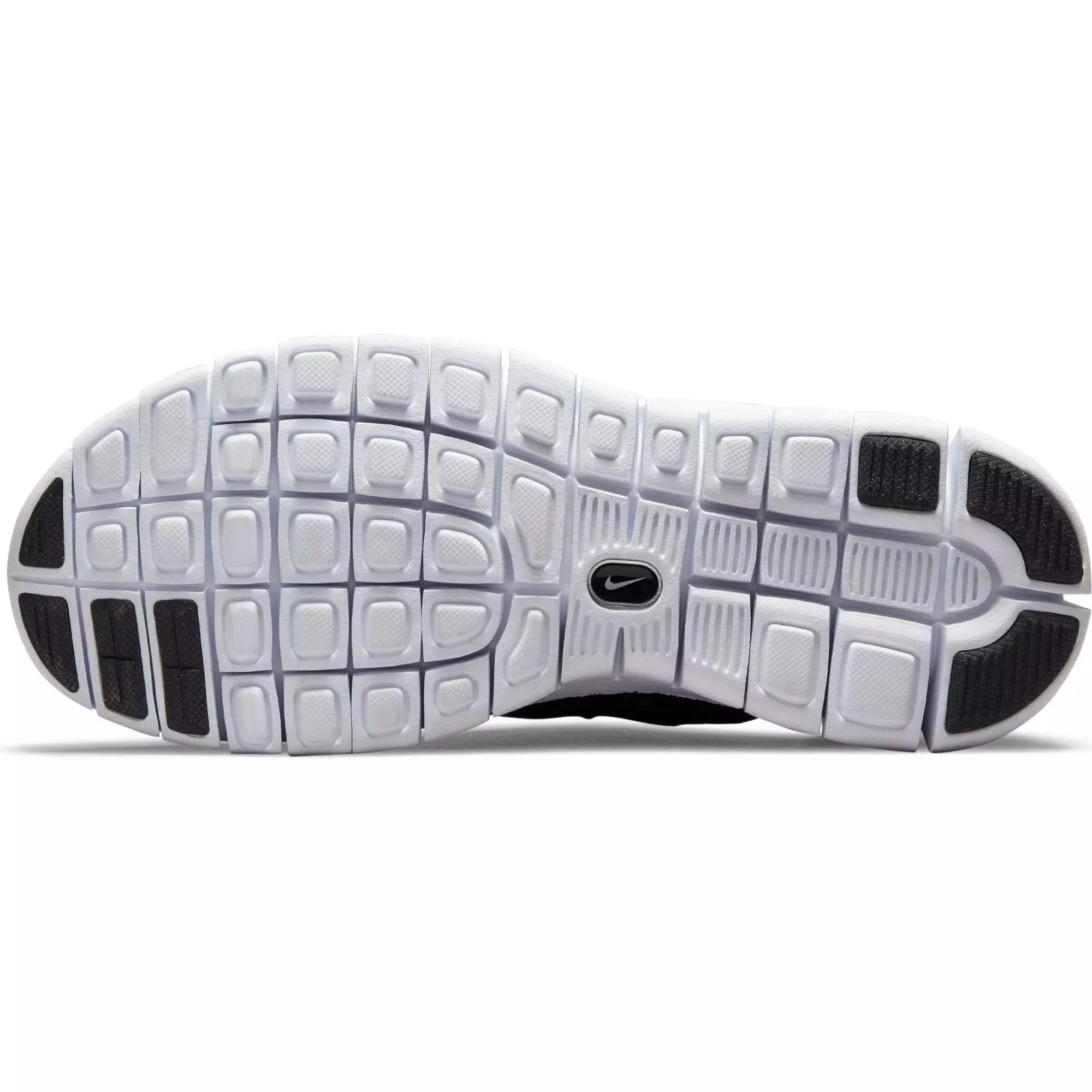 Nike Free Run 2 "Black/White/Dark Grey" Grade School Kids' Shoe - BLACK/WHITE/GREY