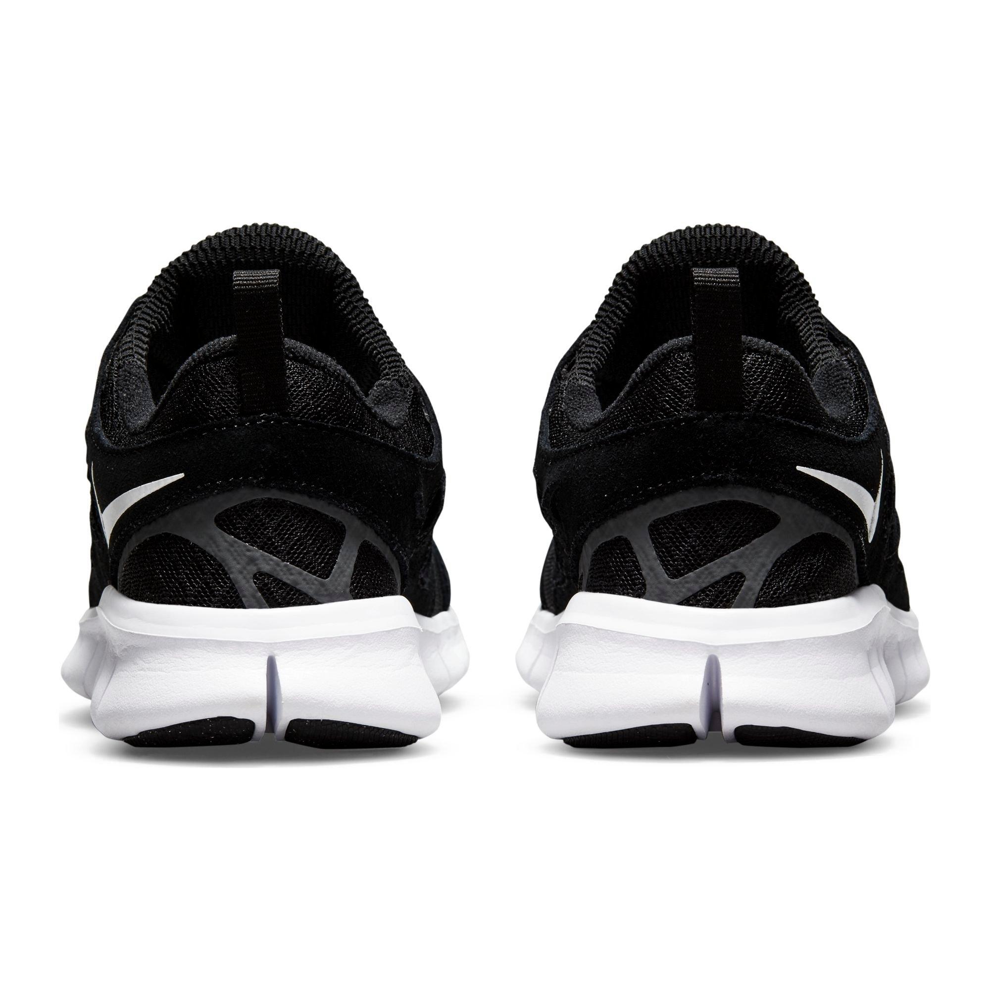Nike Free Run 2 "Black/White/Dark Grey" Grade School Kids' Shoe - BLACK/WHITE/GREY Thumbnail View 7