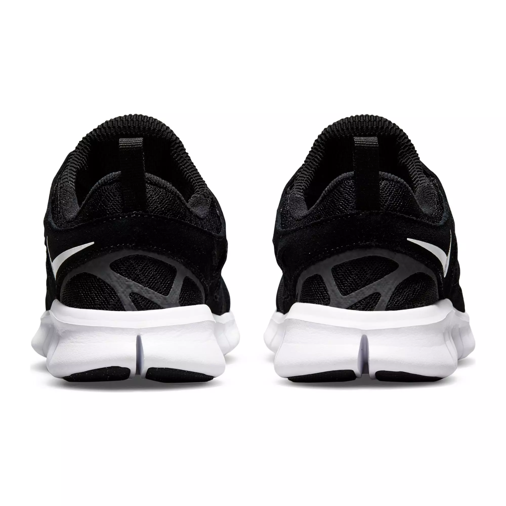 Nike Free Run 2 "Black/White/Dark Grey" Grade School Kids' Shoe - BLACK/WHITE/GREY