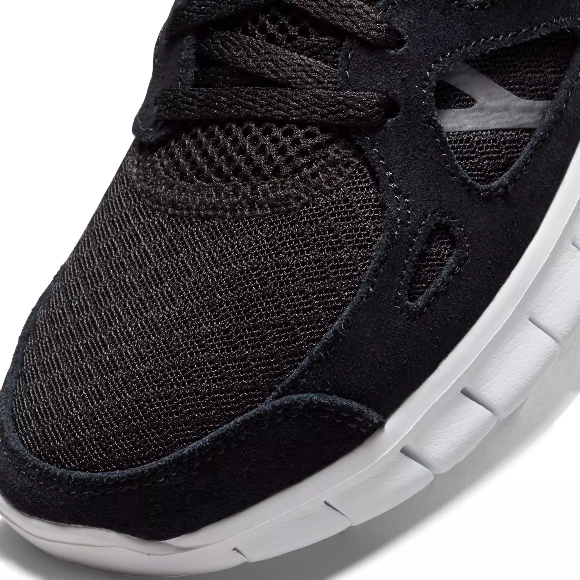 Nike Free Run 2 "Black/White/Dark Grey" Grade School Kids' Shoe - BLACK/WHITE/GREY